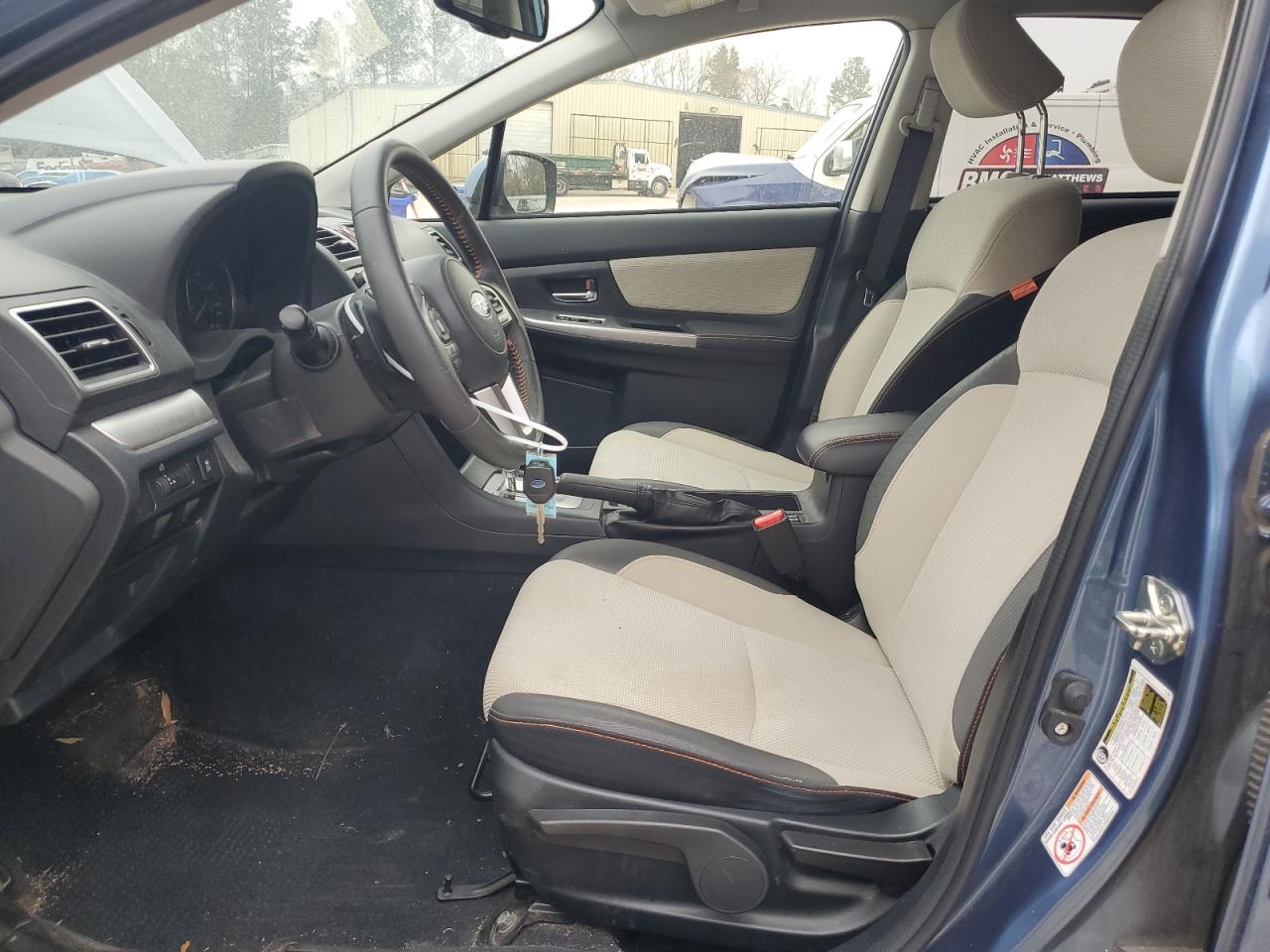 2016 Subaru XV VIN JF2GPABC9G8317960 Copart auction photo, side / front end damage thumbnail 7
