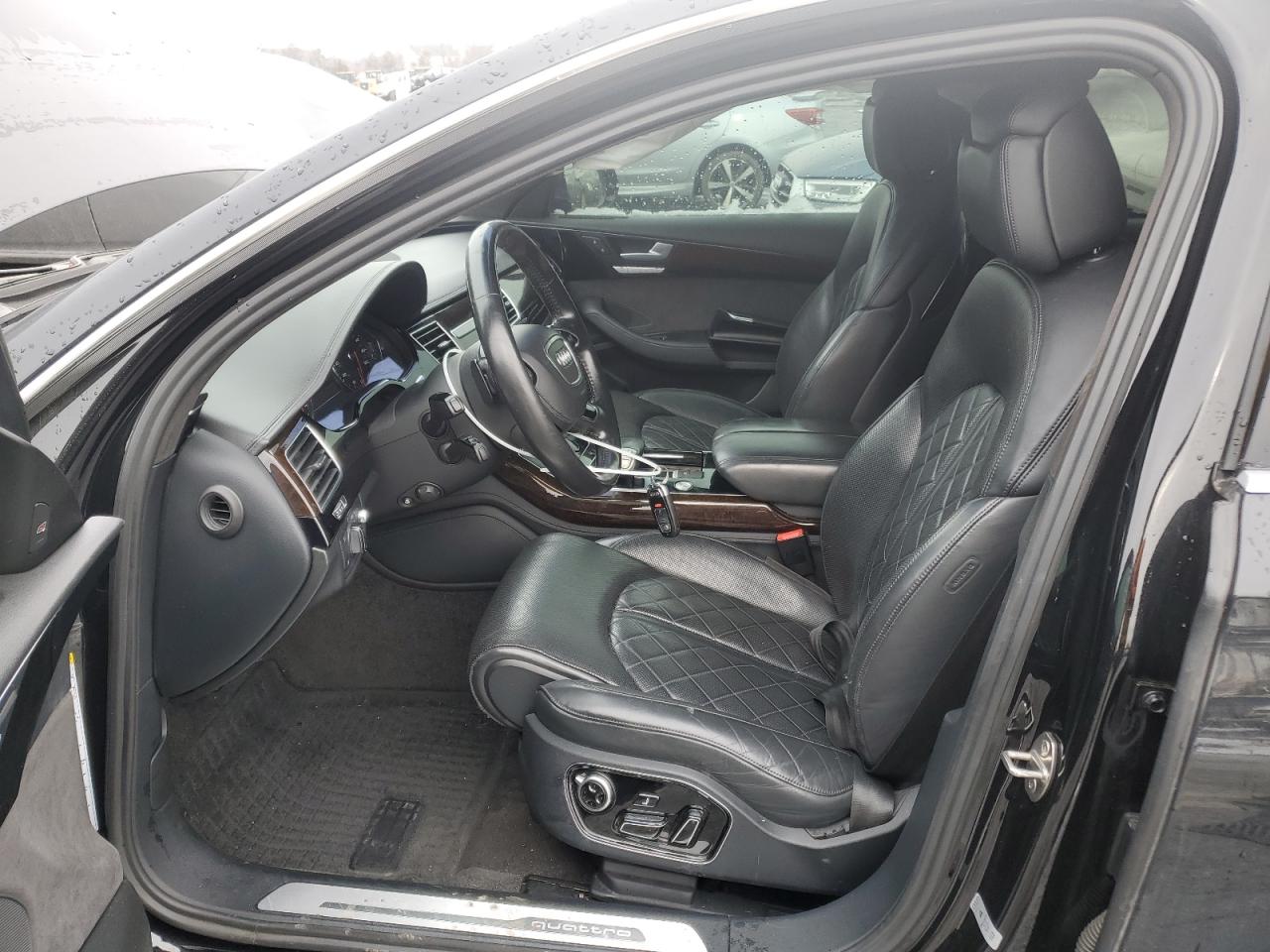 2017 Audi A8 VIN WAU43AFD2HN003499 Copart auction photo, side / rear end damage thumbnail 7
