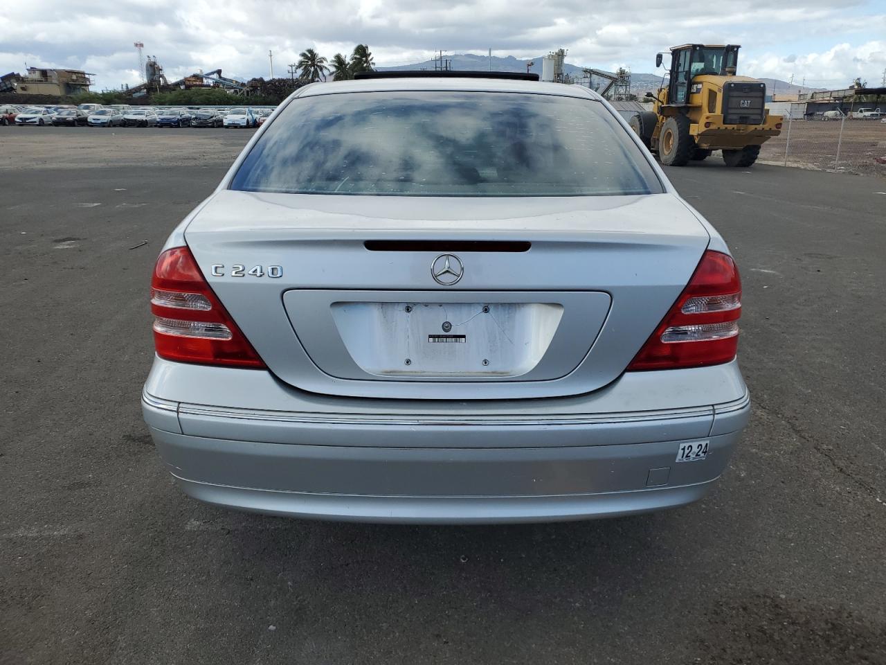 2003 Mercedes-Benz C-klasse VIN WDBRF61J63A497665 Copart auction photo, front end / rear end damage thumbnail 6