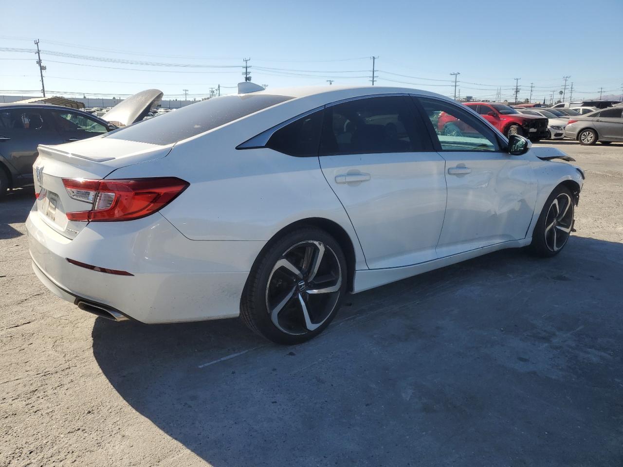 2020 Honda Accord VIN 1HGCV1F34LA107106 Copart auction photo, front end damage thumbnail 3