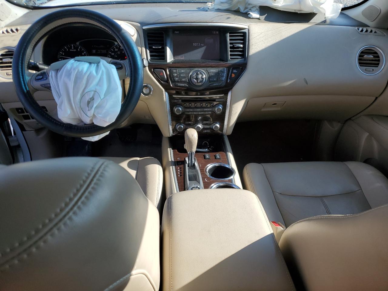 2014 Nissan Pathfinder VIN 5N1AR2MMXEC717347 Copart auction photo, front end damage thumbnail 8