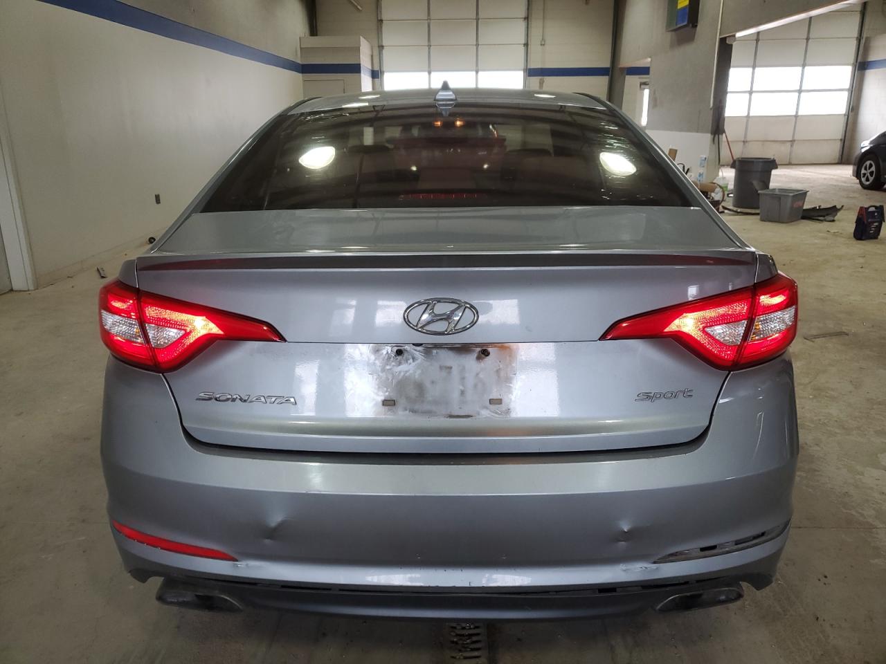 2015 Hyundai Sonata VIN 5NPE34AF7FH107565 Copart auction photo, front end damage thumbnail 6