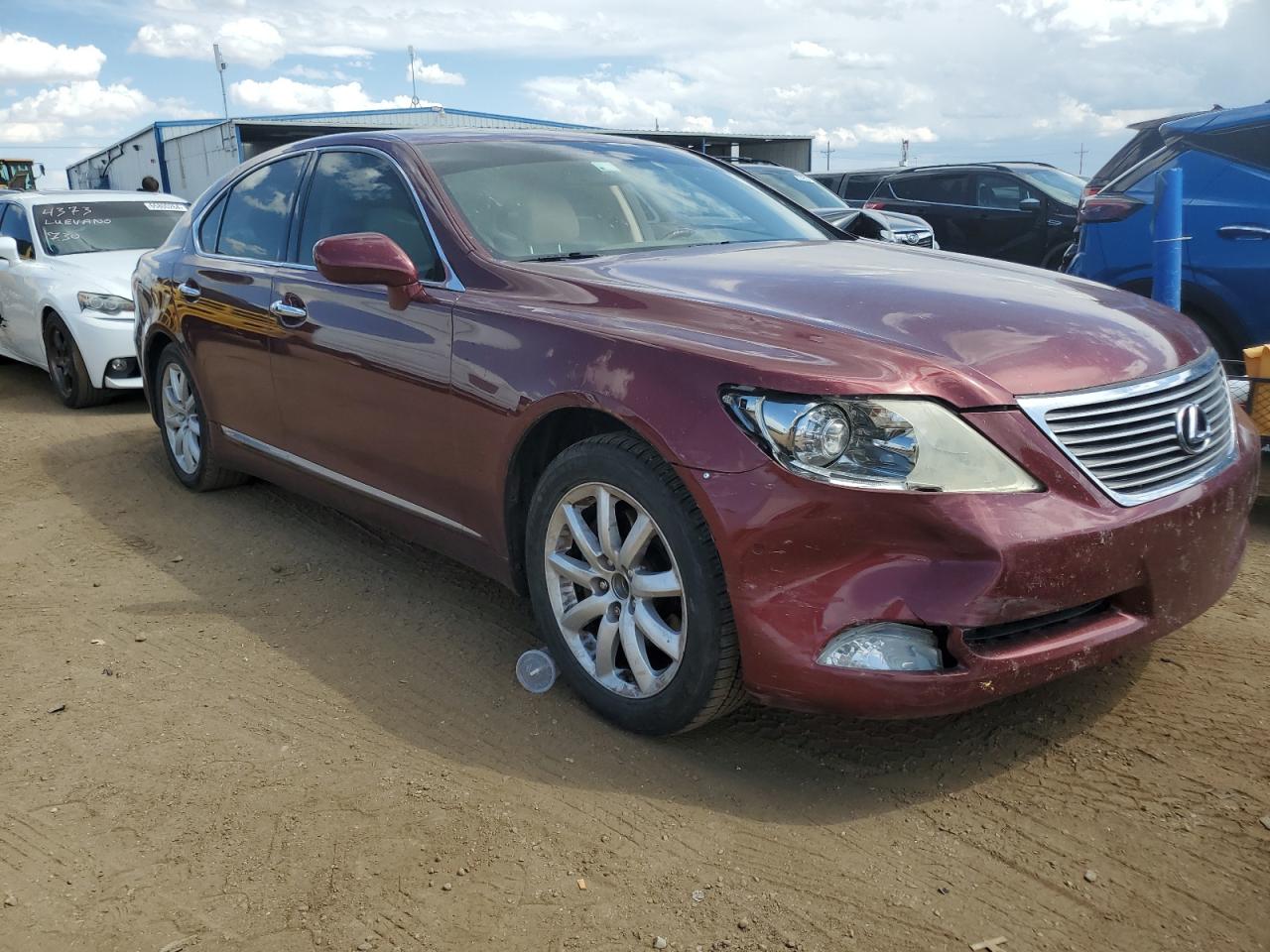 2007 Lexus LS VIN JTHBL46F875027204 Copart auction photo, hail damage thumbnail 4