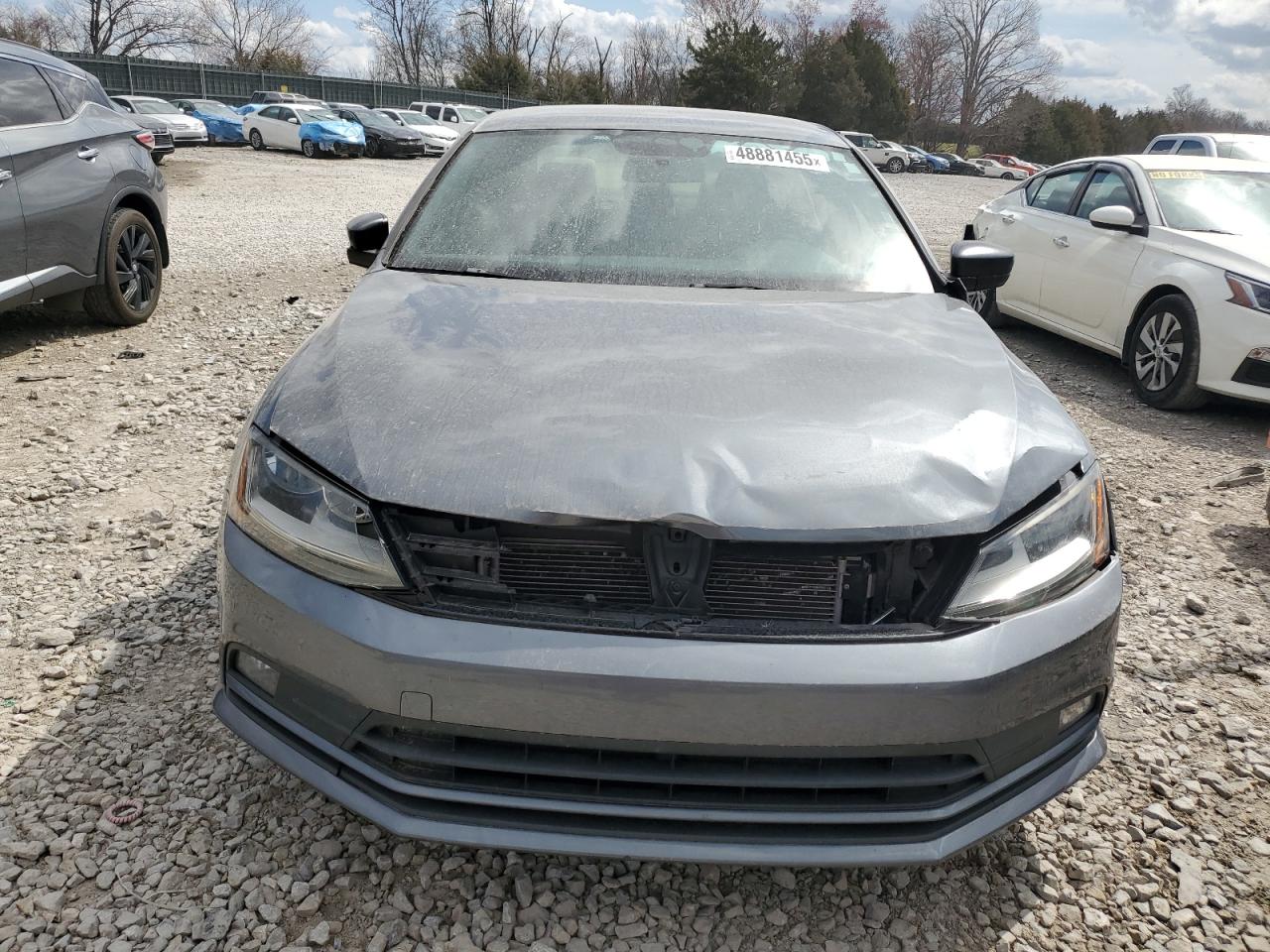 2017 Volkswagen Jetta VIN 3VWD17AJ0HM405683 Copart auction photo, front end damage thumbnail 5