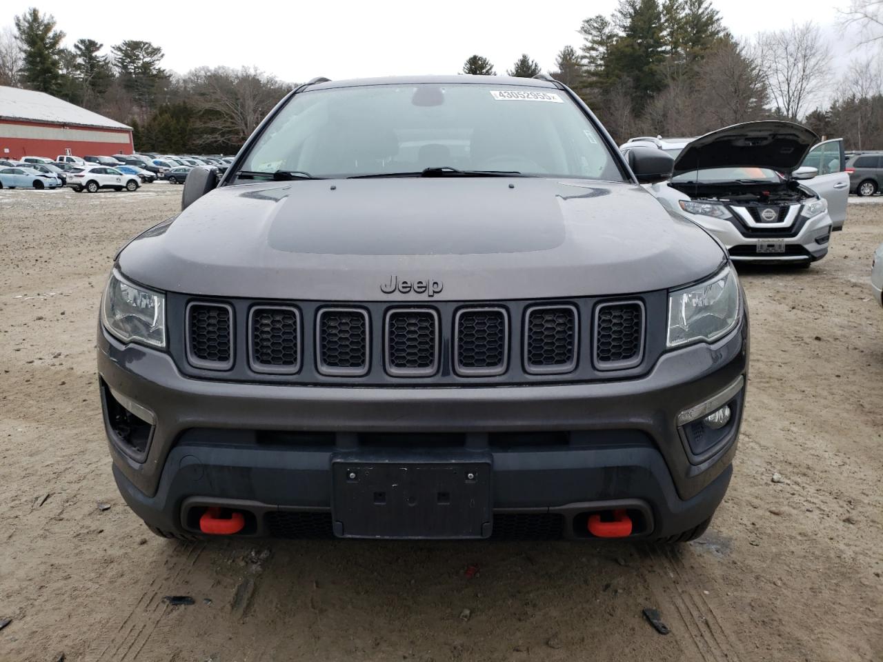 2019 Jeep Compass VIN 3C4NJDDB5KT702844 Copart auction photo, side / front end damage thumbnail 5