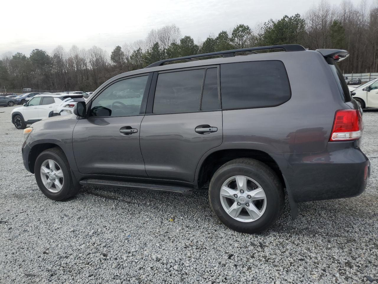 2011 Toyota Land Cruiser VIN JTMHY7AJ9B4006192 Copart auction photo, stripped damage thumbnail 2