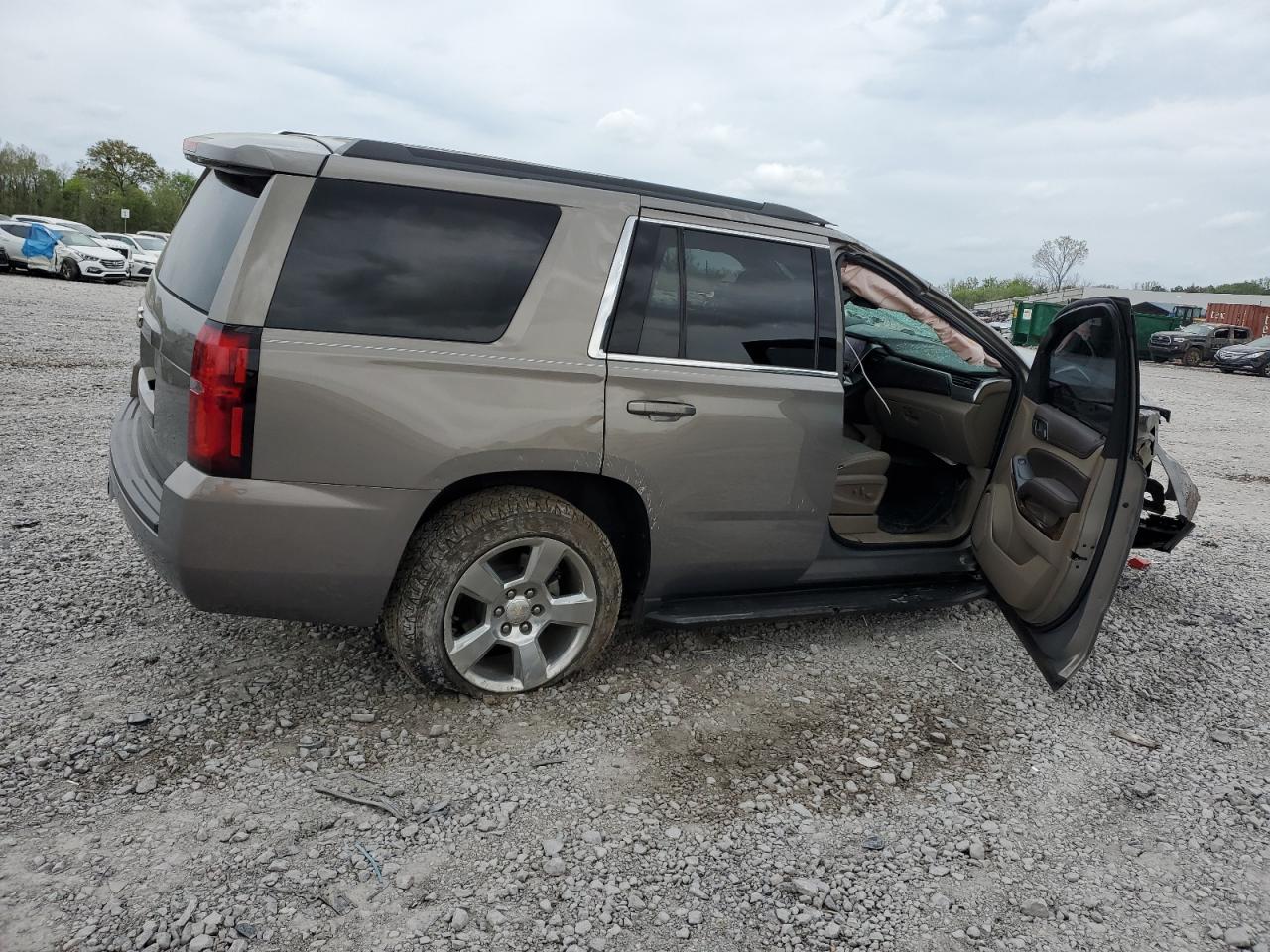 2019 Chevrolet Tahoe VIN 1GNSCAKC9KR191713 Copart auction photo, all over damage thumbnail 3
