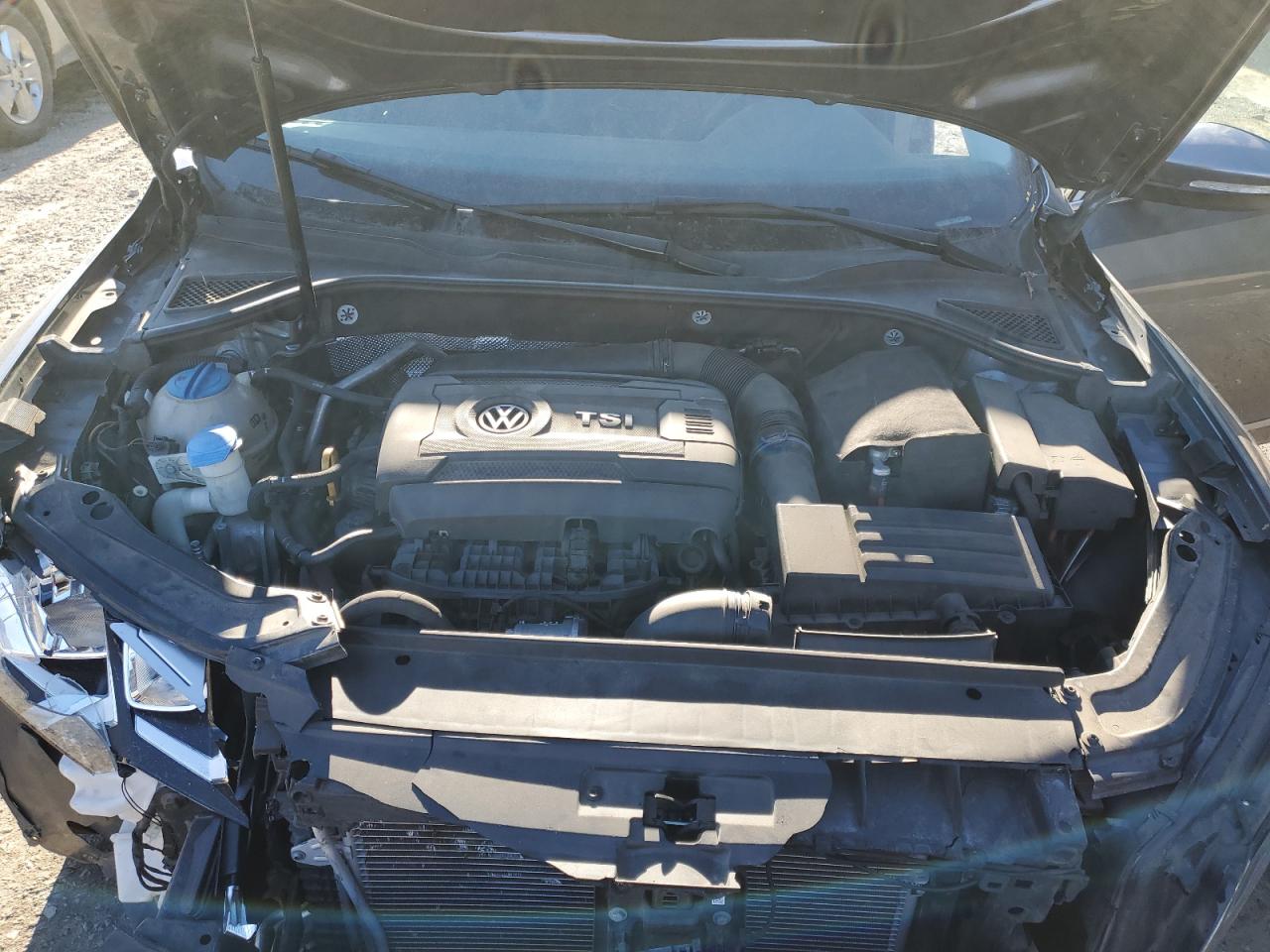 2017 Volkswagen Passat VIN 1VWBT7A32HC038578 Copart auction photo, front end / side damage thumbnail 13