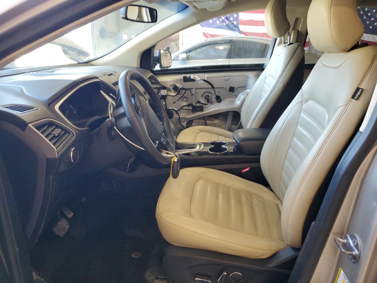 2018 Ford Edge VIN 2FMPK4J97JBC23211 Copart auction photo, side / front end damage thumbnail 7