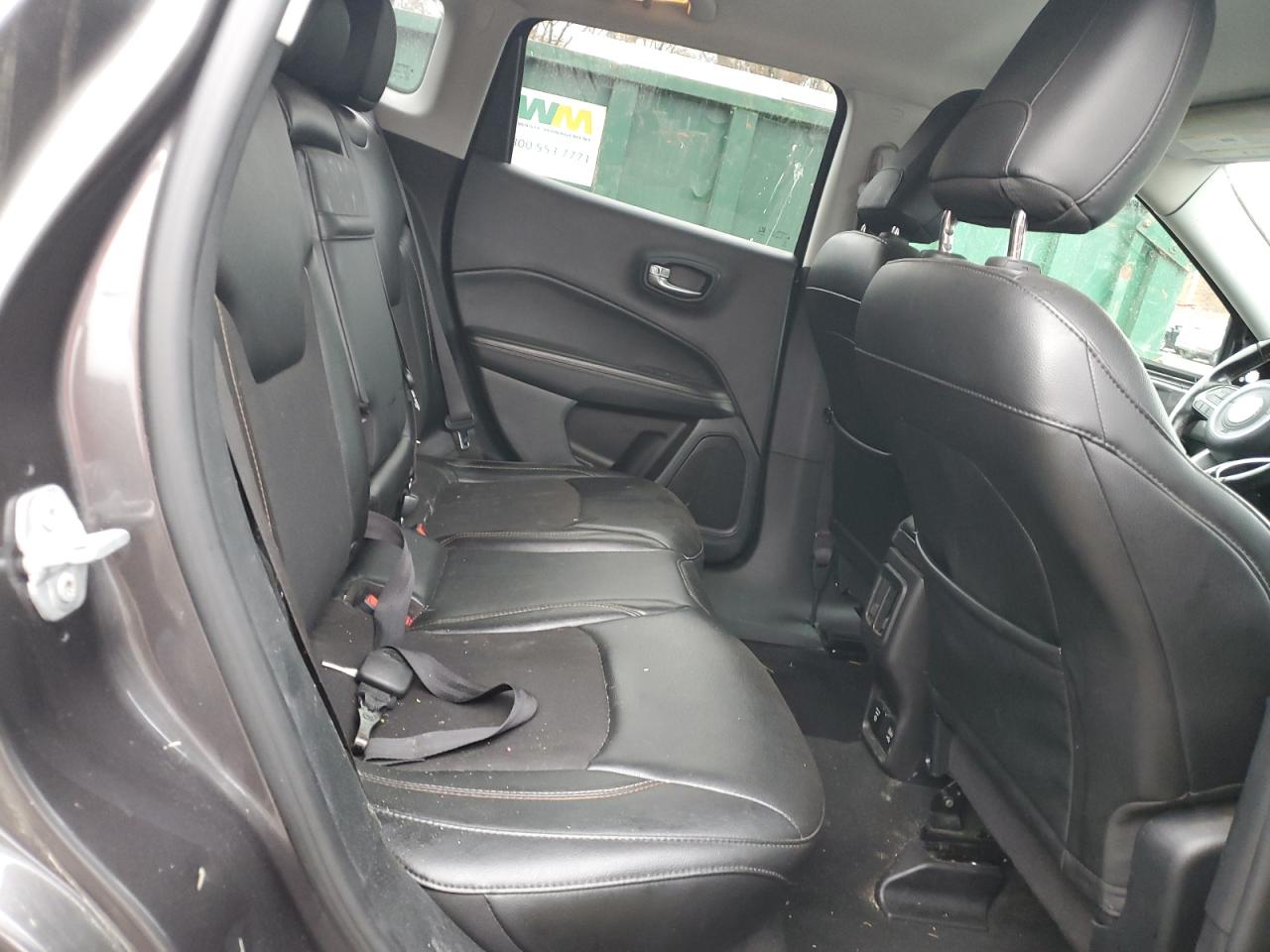 2018 Jeep Compass VIN 3C4NJDBB5JT393040 Copart auction photo, front end / stripped damage thumbnail 10