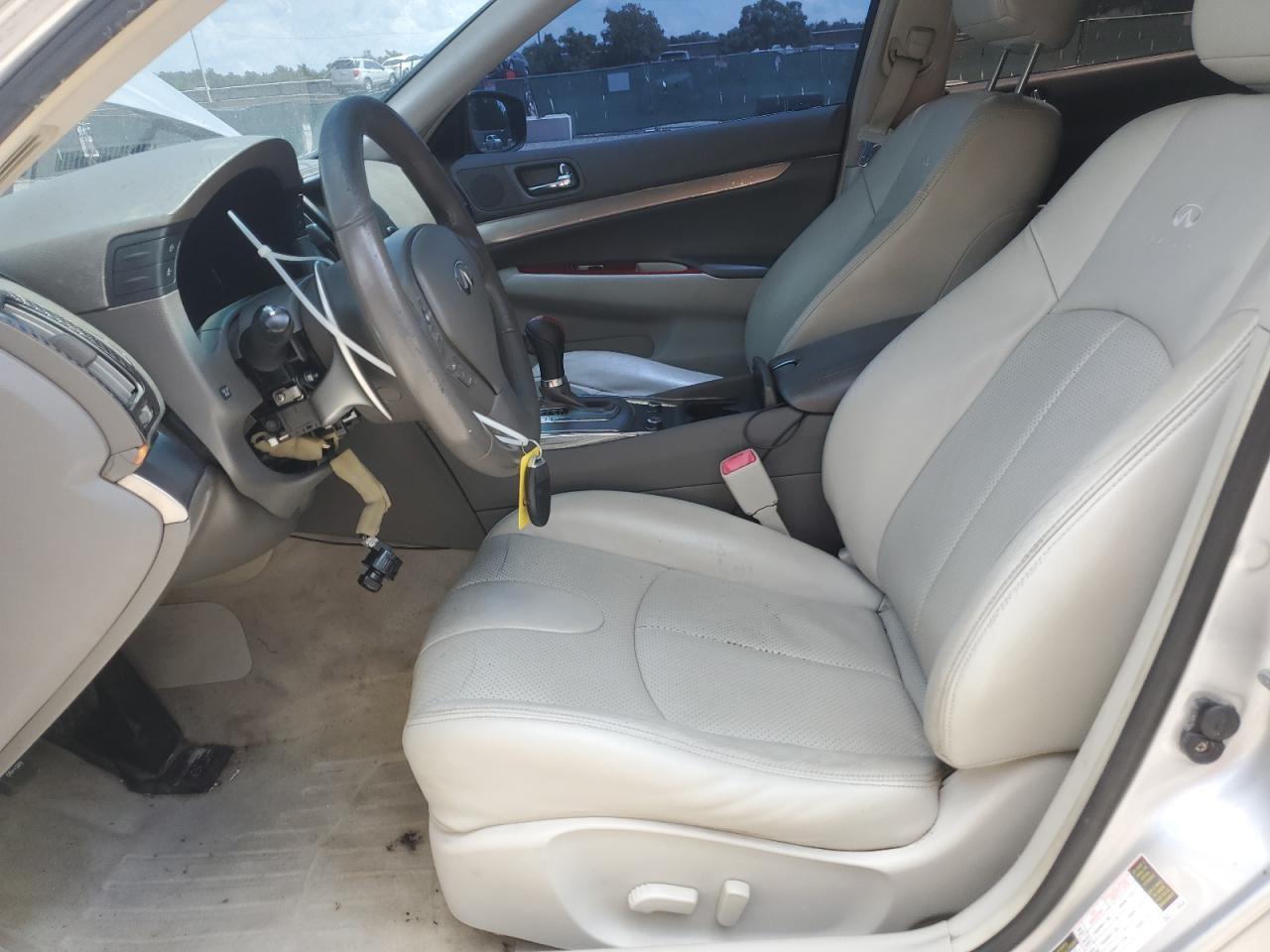 2010 Infiniti G VIN JN1CV6AP9AM405784 Copart auction photo, front end damage thumbnail 7