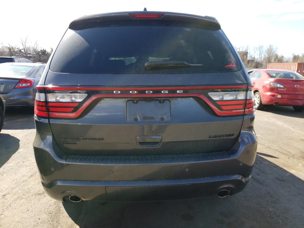 2016 Dodge Durango VIN 1C4RDJDG3GC458357 Copart auction photo, front end / side damage thumbnail 6
