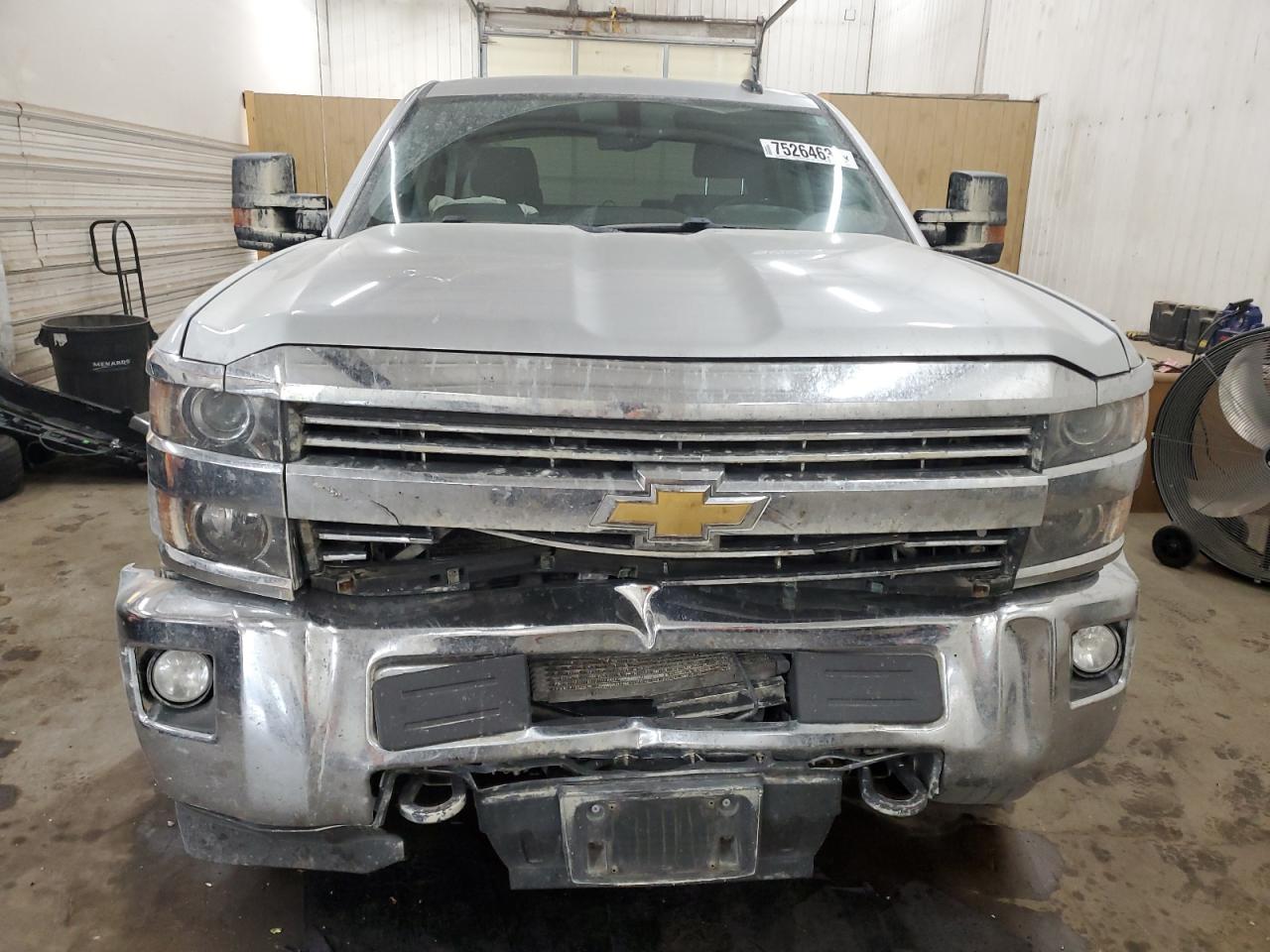 2015 Chevrolet Silverado VIN 1GC1KVEGXFF680108 Copart auction photo, front end damage thumbnail 5