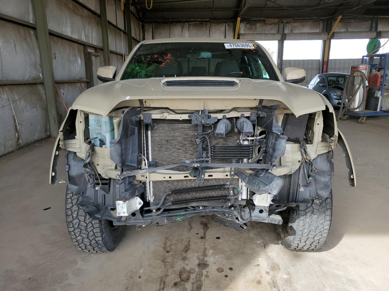 2019 Toyota Tacoma VIN 3TMAZ5CN1KM095733 Copart auction photo, front end damage thumbnail 5