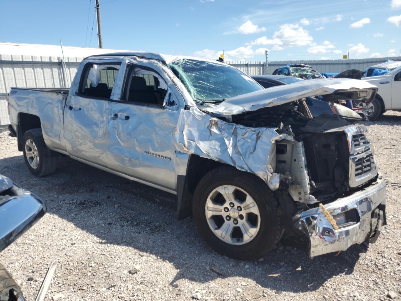 2014 Chevrolet Silverado VIN 3GCUKREC0EG114408 Copart auction photo, all over damage thumbnail 4
