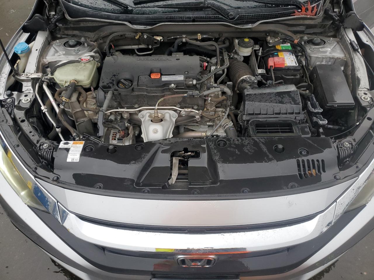 2017 Honda Civic VIN 19XFC2F56HE205406 Copart auction photo, side / front end damage thumbnail 11