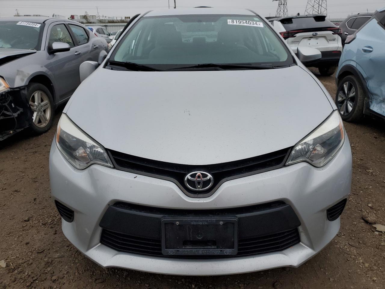 2014 Toyota Corolla VIN 5YFBURHE0EP118533 Copart auction photo, side / front end damage thumbnail 5