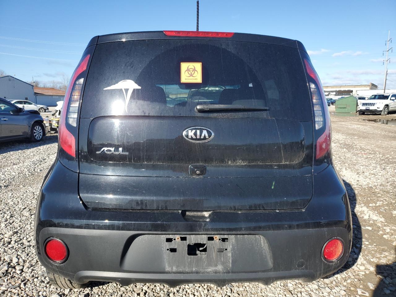 2019 KIA Soul VIN KNDJN2A23K7694887 Copart auction photo, front end / side damage thumbnail 6