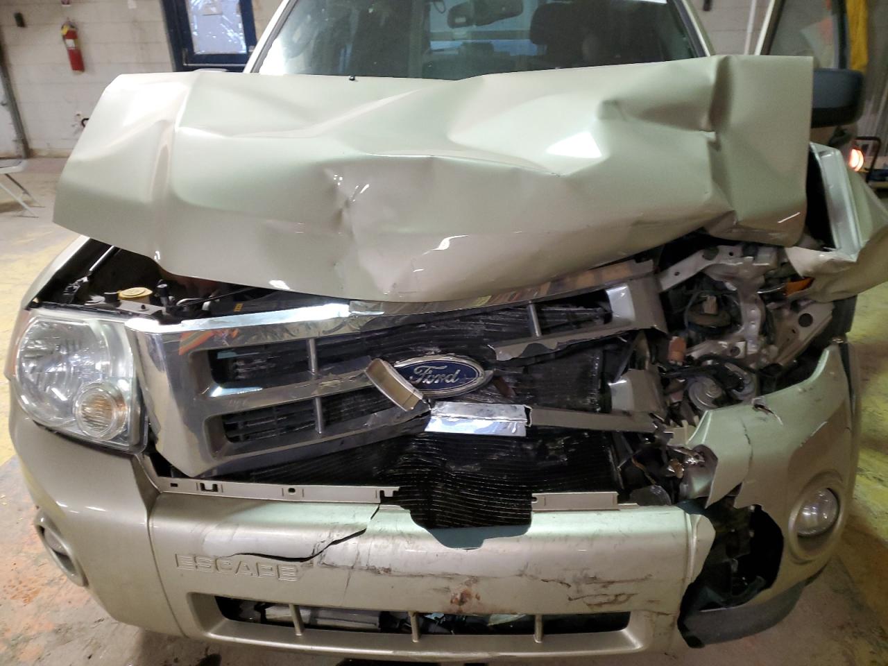 2011 Ford Escape VIN 1FMCU0DG0BKB89907 Copart auction photo, front end / mechanical damage thumbnail 12