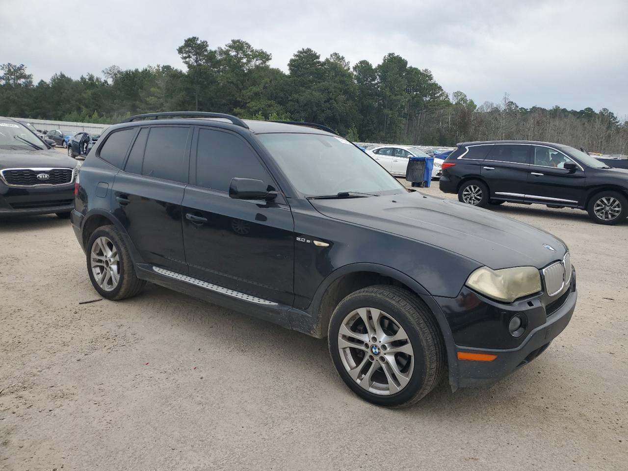 2008 BMW X3 VIN WBXPC93428WJ04199 Copart auction photo, all over damage thumbnail 4