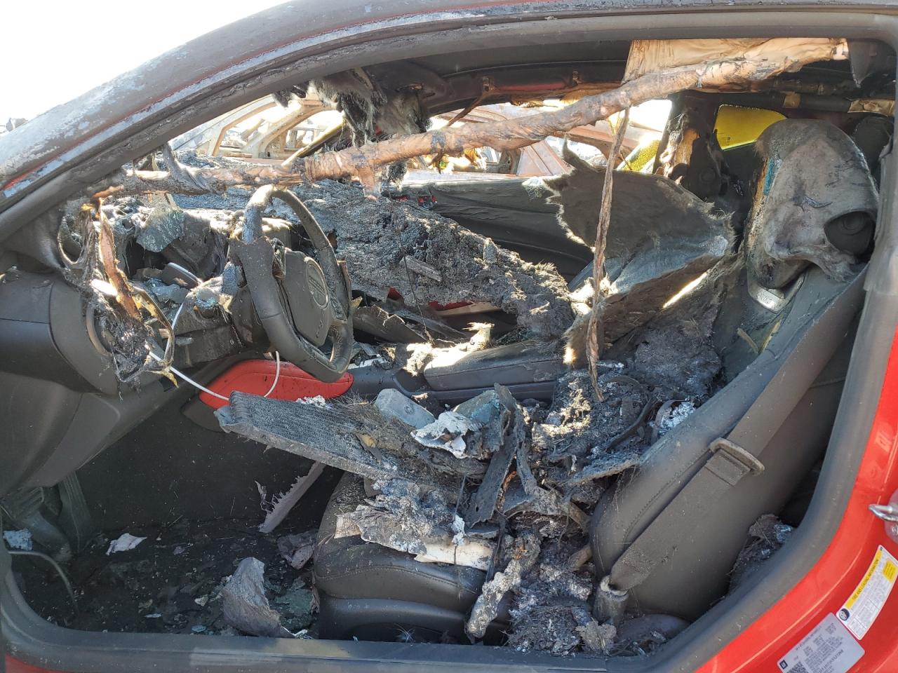 2019 Chevrolet Camaro VIN 1G1FF1R73K0127268 Copart auction photo, burn - engine / burn - interior damage thumbnail 7