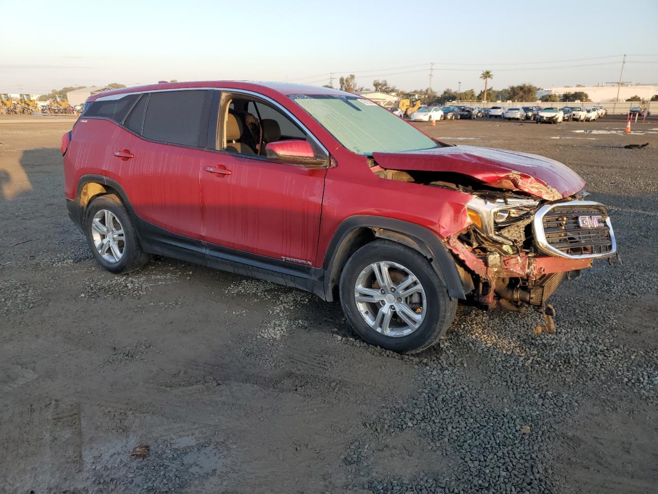 2018 GMC Terrain VIN 3GKALMEV4JL274088 Copart auction photo, front end damage thumbnail 4