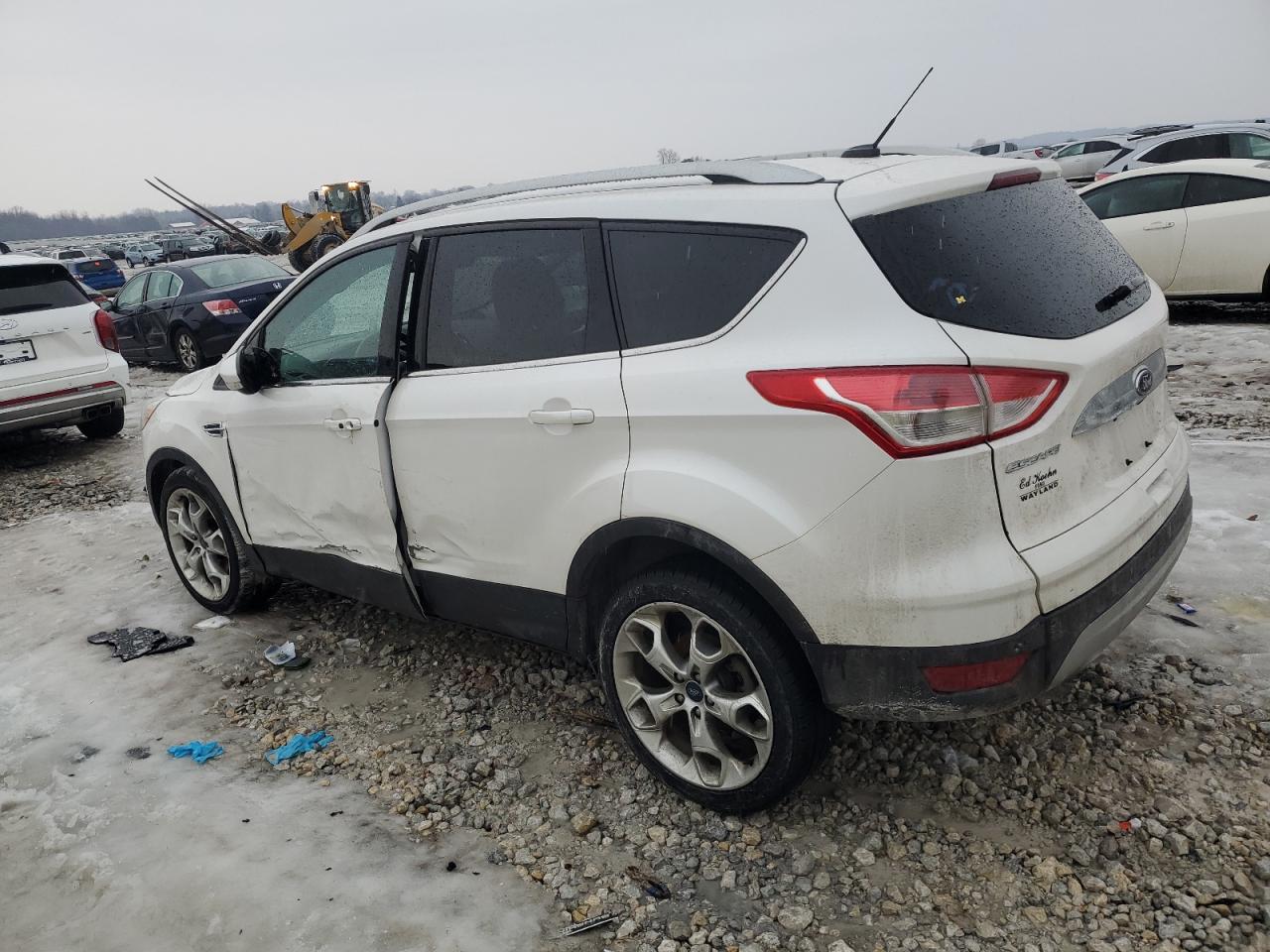2014 Ford Escape VIN 1FMCU0J9XEUA21304 Copart auction photo, side damage thumbnail 2