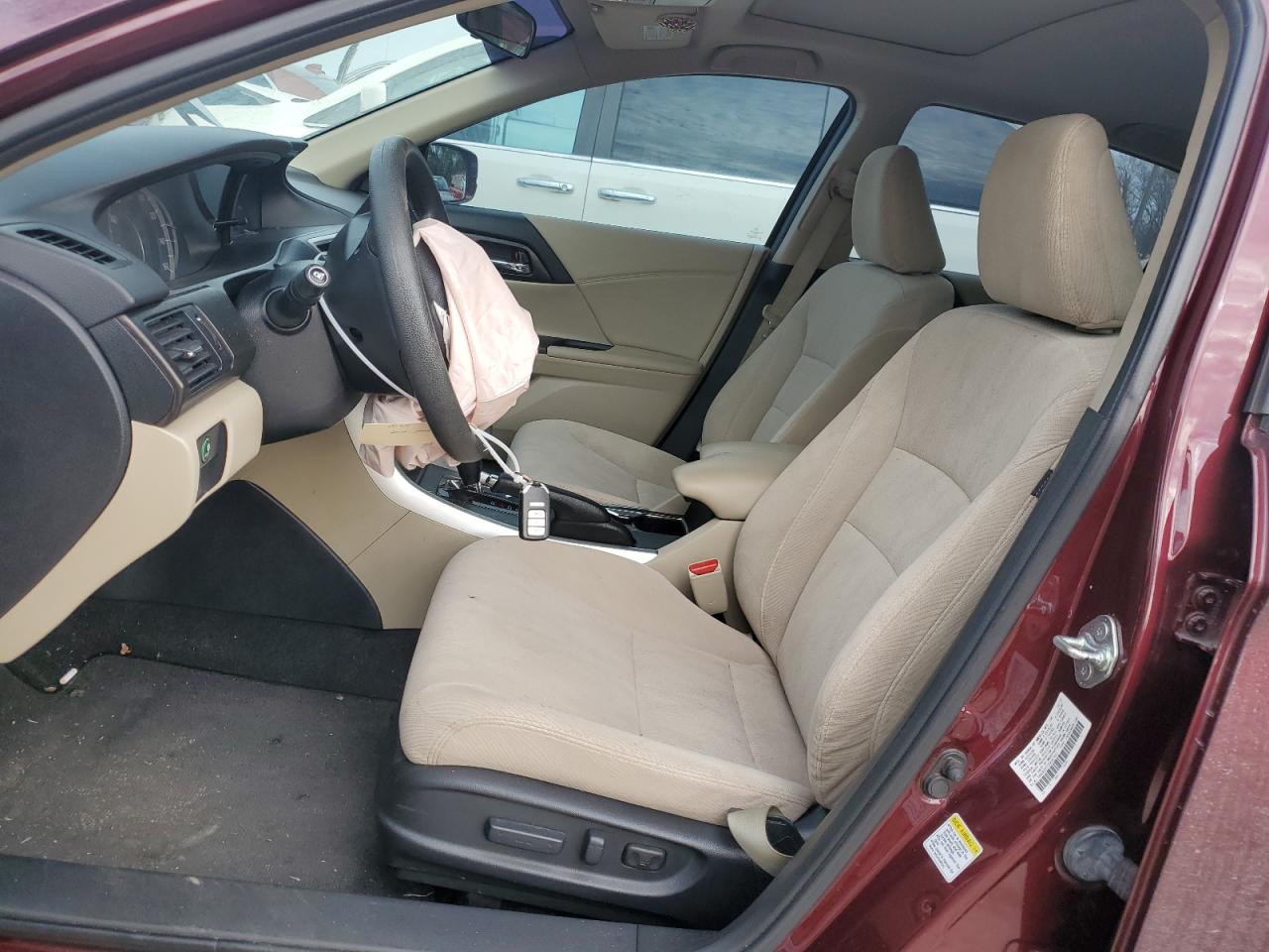 2014 Honda Accord VIN 1HGCR2F77EA097431 Copart auction photo, front end / undercarriage damage thumbnail 7