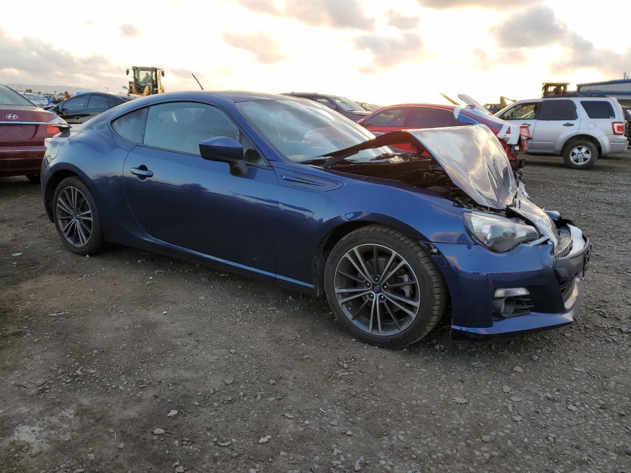 2013 Subaru BRZ VIN JF1ZCAC19D2607717 Copart auction photo, front end damage thumbnail 4