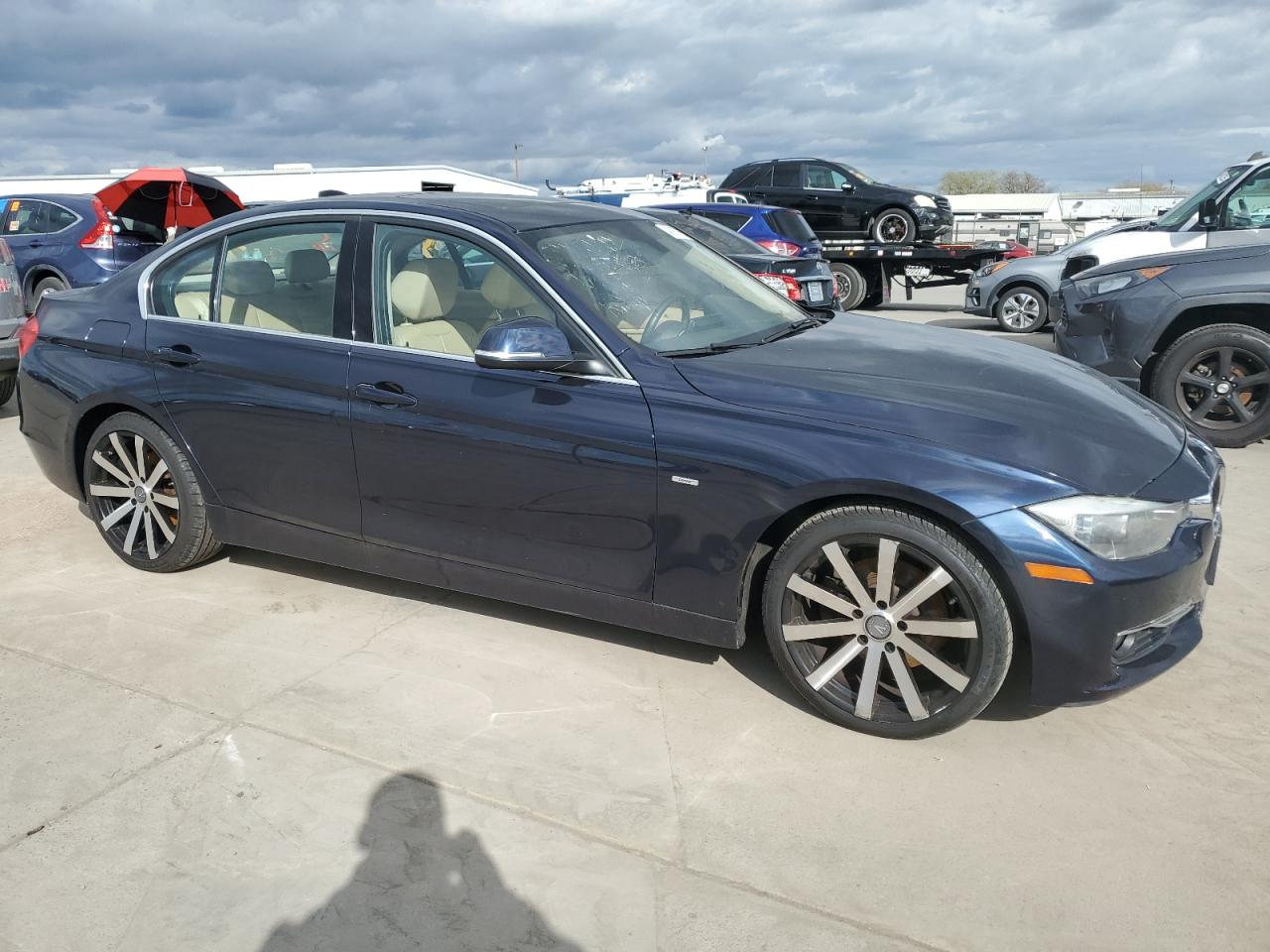 2013 BMW 3er VIN WBA3C1G5XDNN94050 Copart auction photo, minor dent/scratches damage thumbnail 4