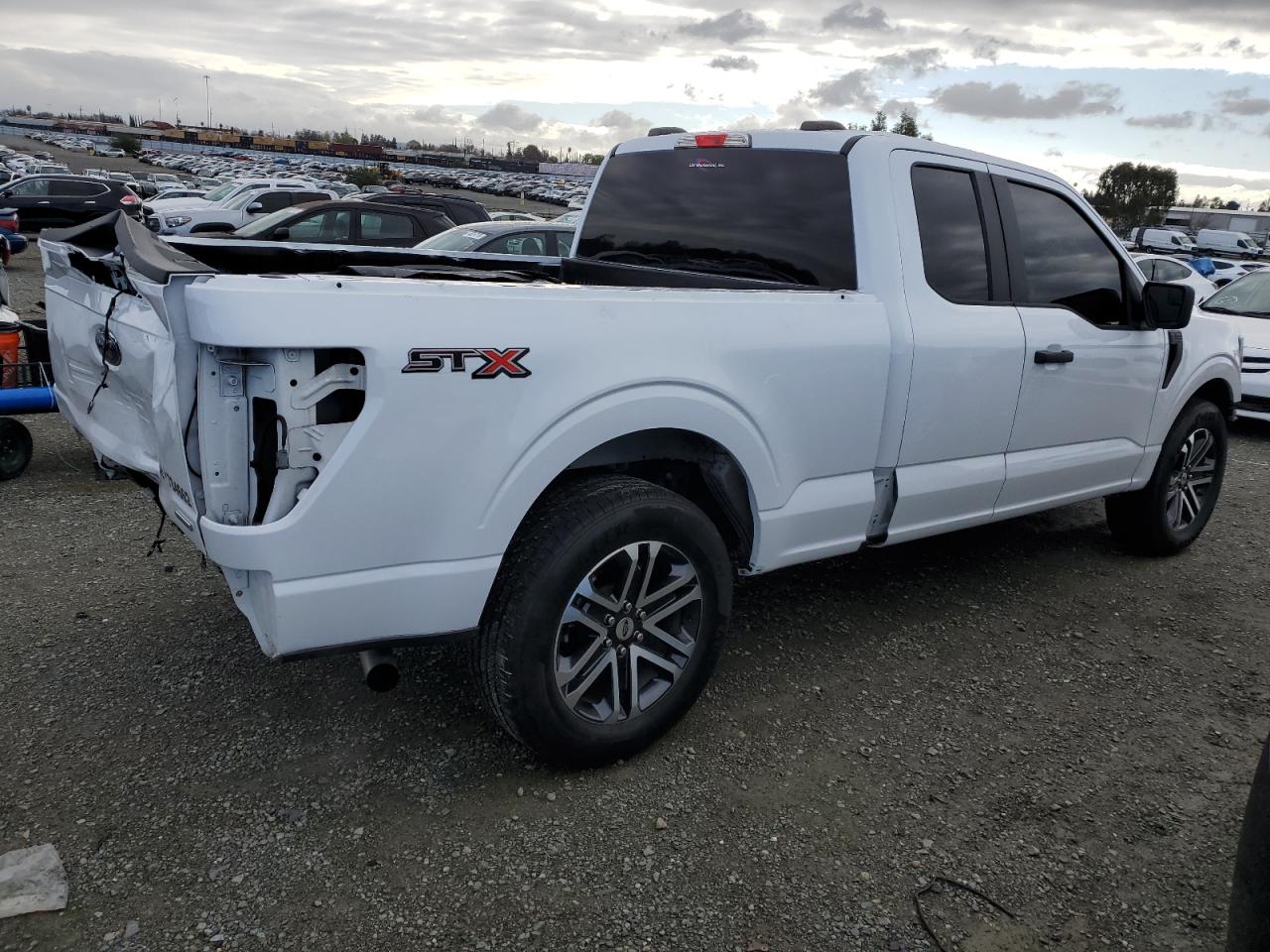 2023 Ford F-150 VIN 1FTEX1CP6PKD20602 Copart auction photo, rear end / front end damage thumbnail 3