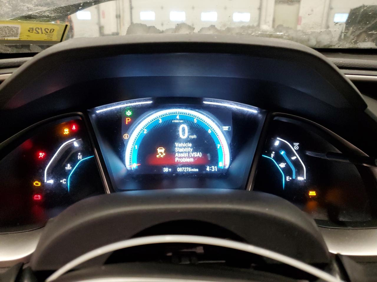 2017 Honda Civic VIN 19XFC1F32HE009780 Copart auction photo, front end damage thumbnail 9