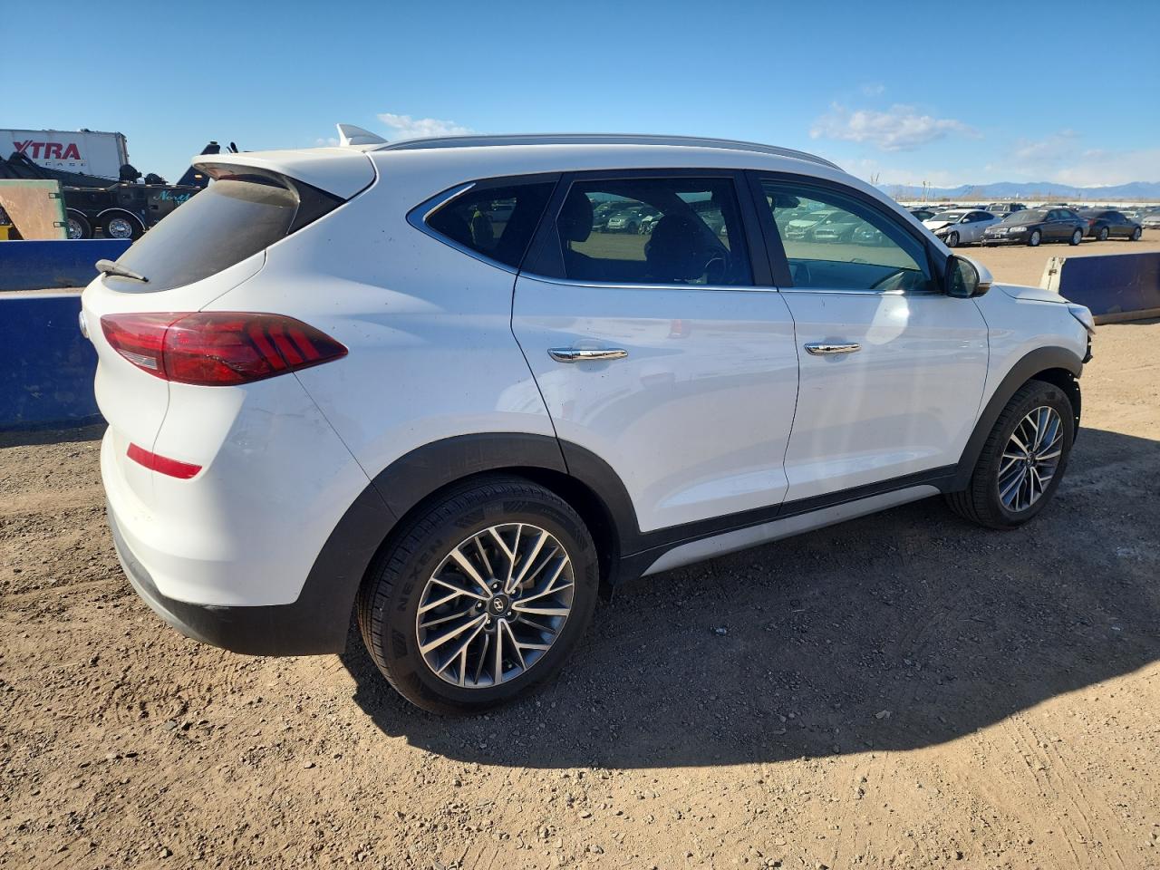 2020 Hyundai Tucson VIN KM8J33ALXLU231129 Copart auction photo, front end damage thumbnail 3