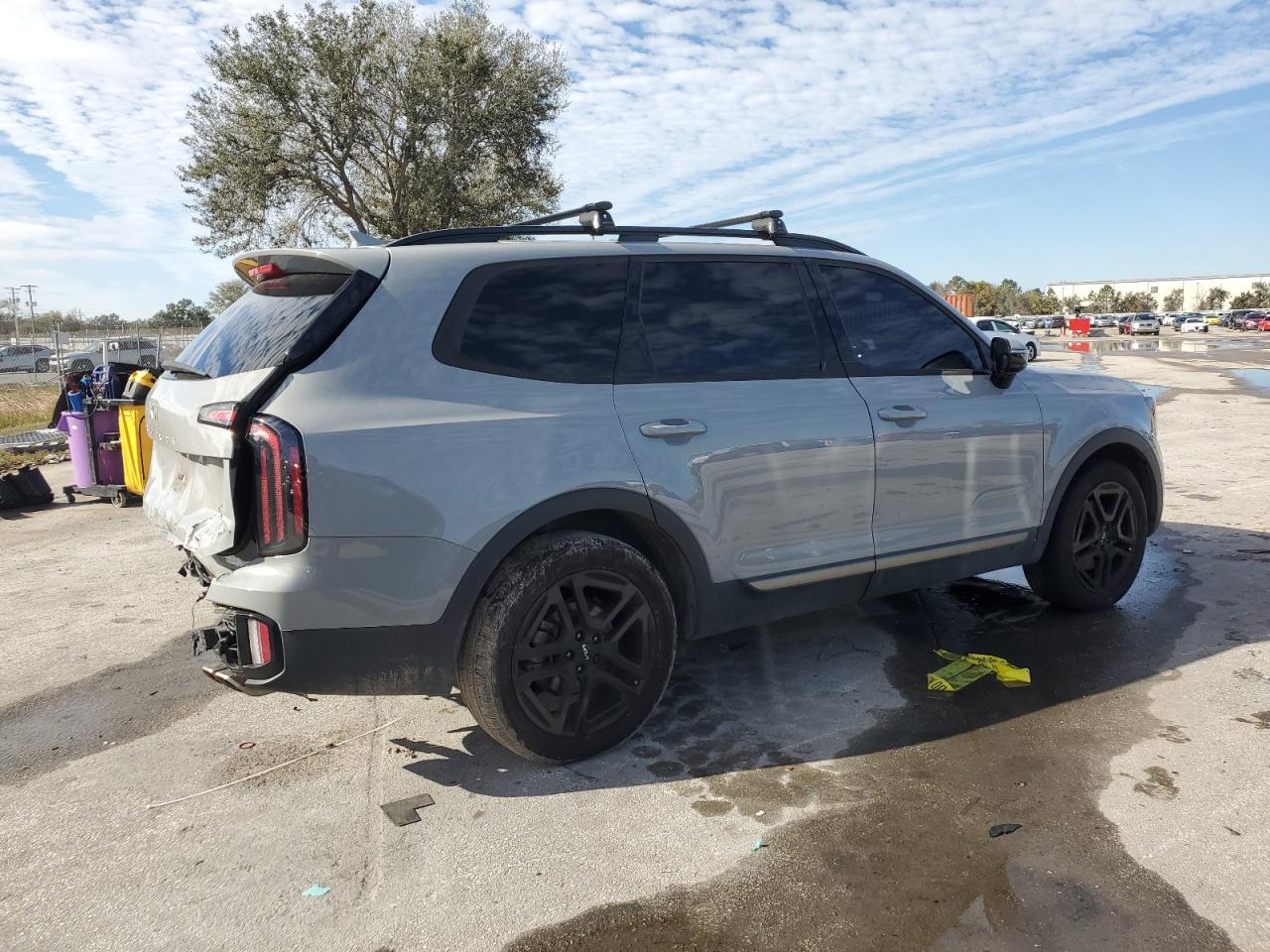 2023 KIA Telluride VIN 5XYP5DGC5PG327702 Copart auction photo, rear end damage thumbnail 3