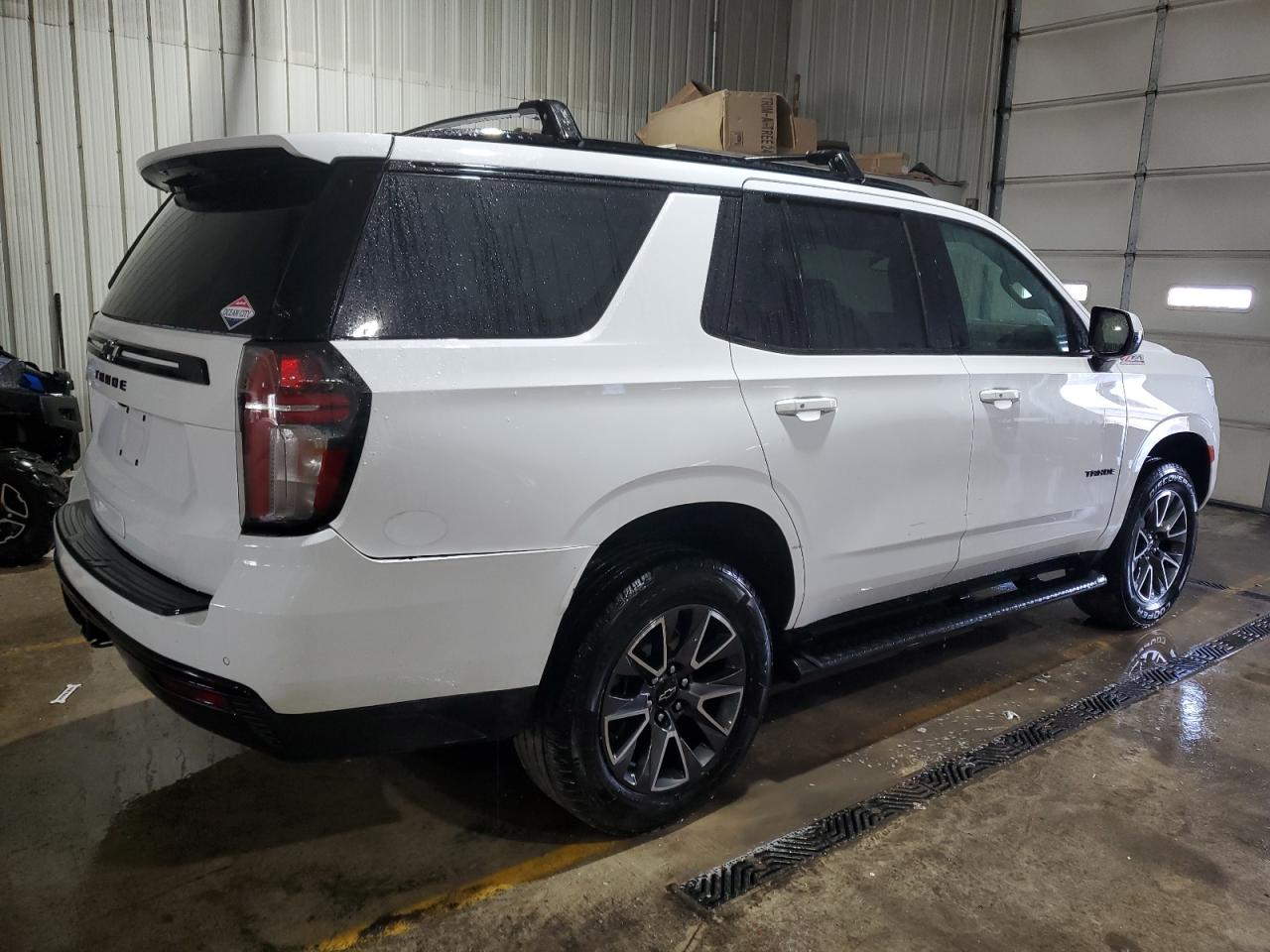 2023 Chevrolet Tahoe VIN 1GNSKPKD1PR109088 Copart auction photo, front end / side damage thumbnail 3