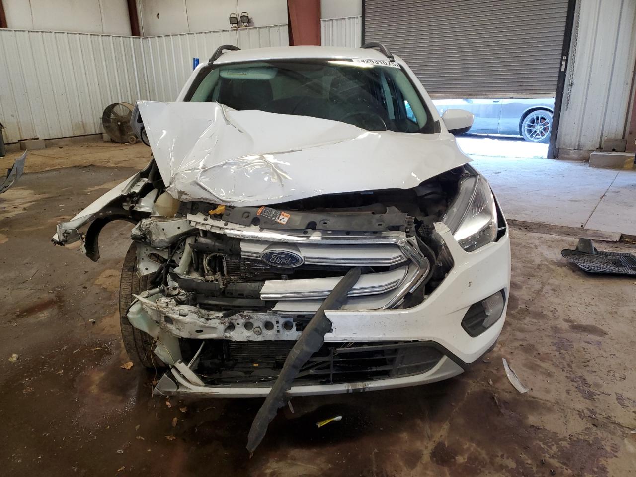 2018 Ford Escape VIN 1FMCU0GD6JUD42939 Copart auction photo, front end / undercarriage damage thumbnail 5