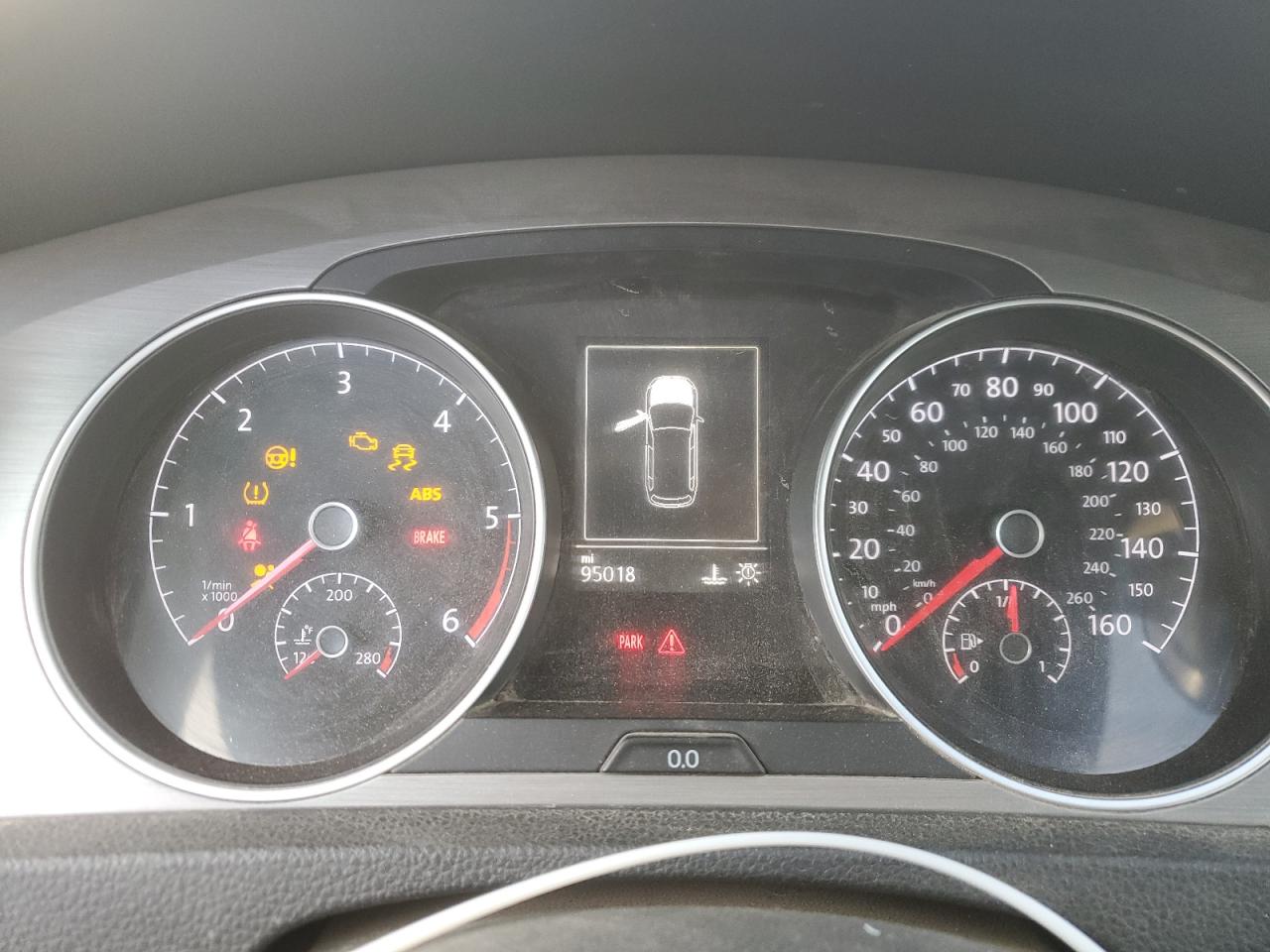 2015 Volkswagen Golf VIN 3VWFA7AUXFM520419 Copart auction photo, front end damage thumbnail 9