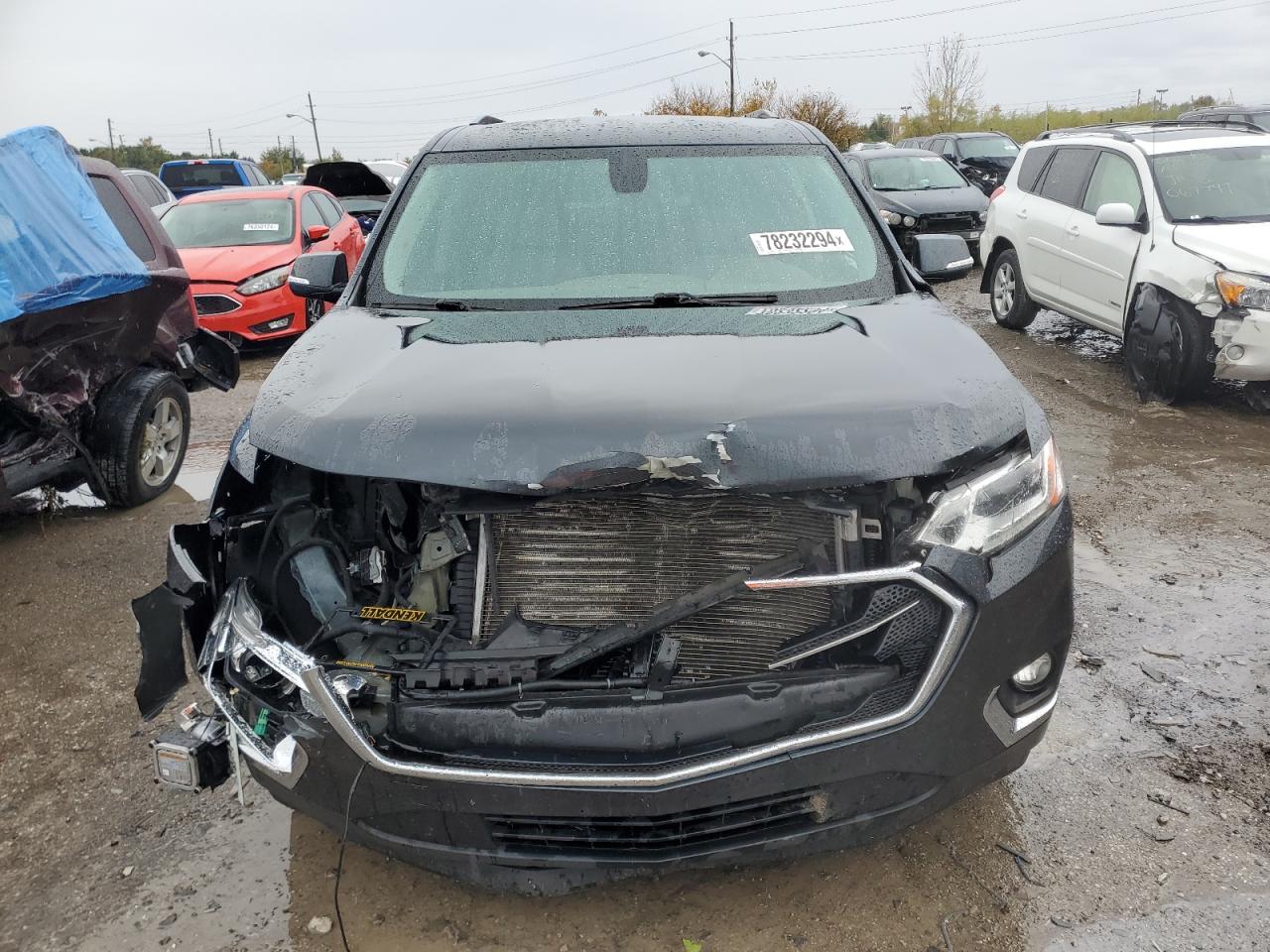 2018 Chevrolet Traverse VIN 1GNEVHKW2JJ131232 Copart auction photo, front end / mechanical damage thumbnail 5