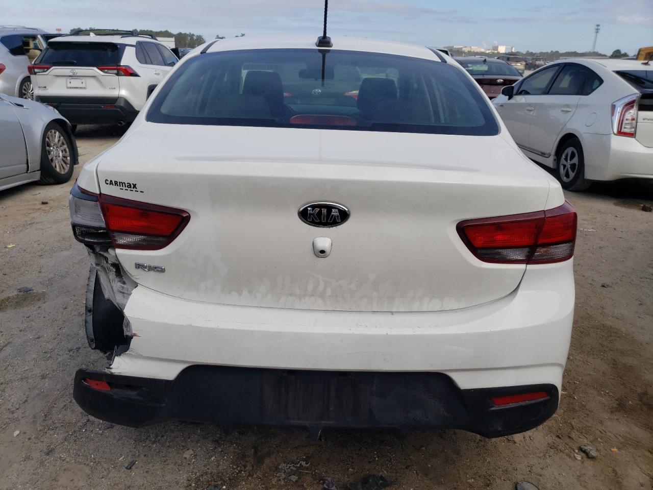 2019 KIA Rio VIN 3KPA24AB1KE243378 Copart auction photo, rear end damage thumbnail 6