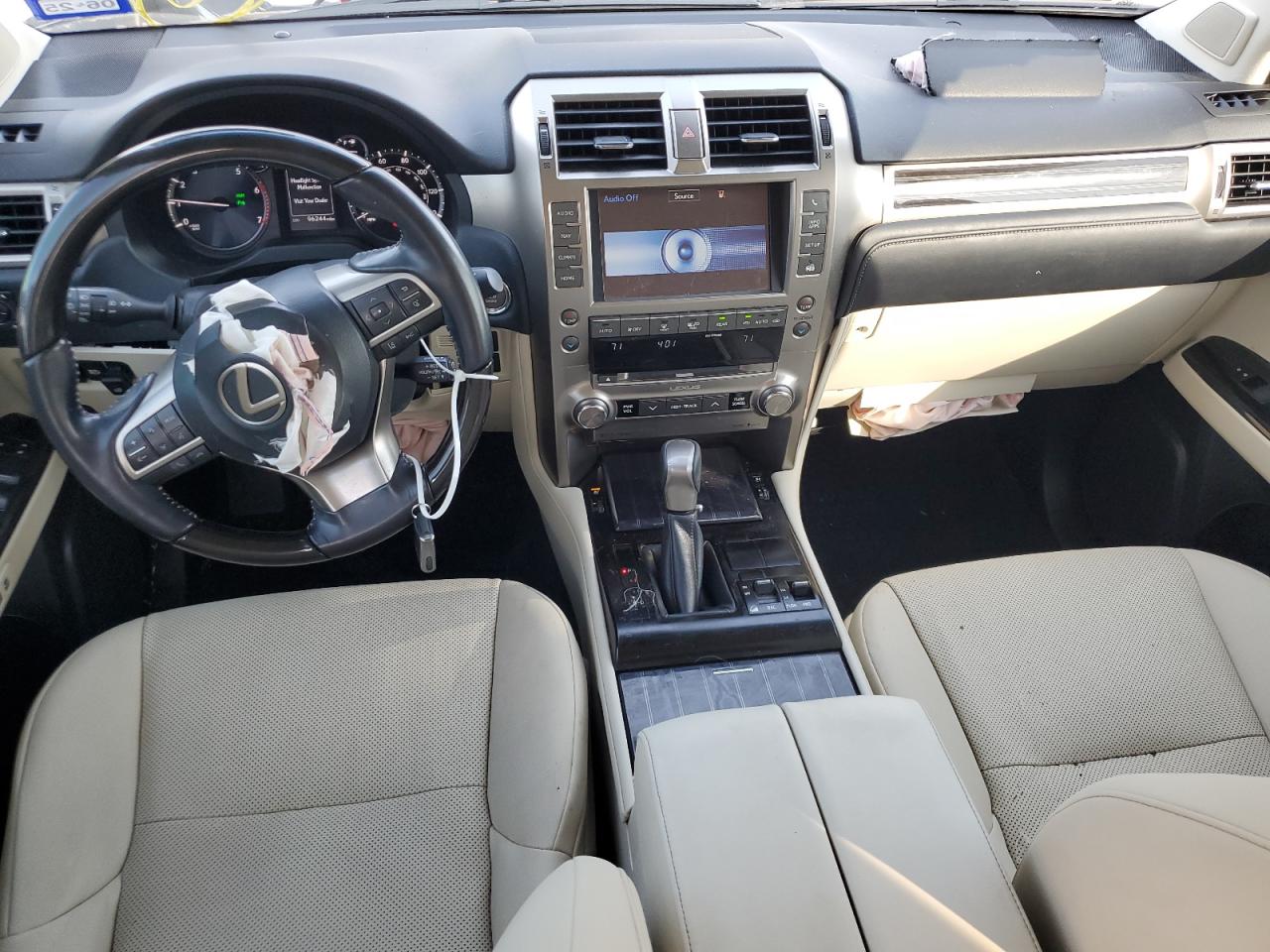 2021 Lexus GX VIN JTJAM7BX0M5296428 Copart auction photo, front end / side damage thumbnail 8
