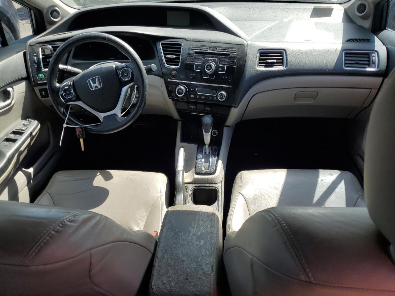 2013 Honda Civic VIN 19XFB2F98DE061910 Copart auction photo, water/flood damage thumbnail 8