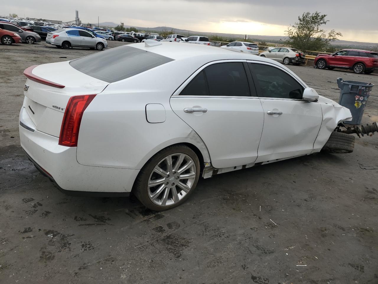 2016 Cadillac ATS VIN 1G6AH5SX8G0196688 Copart auction photo, all over / undercarriage damage thumbnail 3