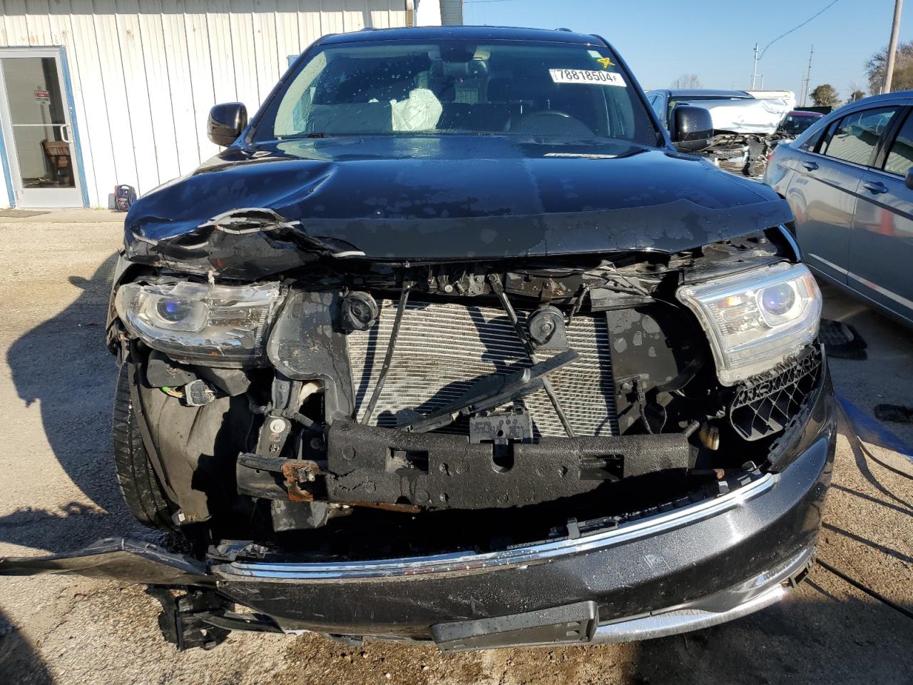 2014 Dodge Durango VIN 1C4SDJDT2EC349495 Copart auction photo, front end damage thumbnail 5