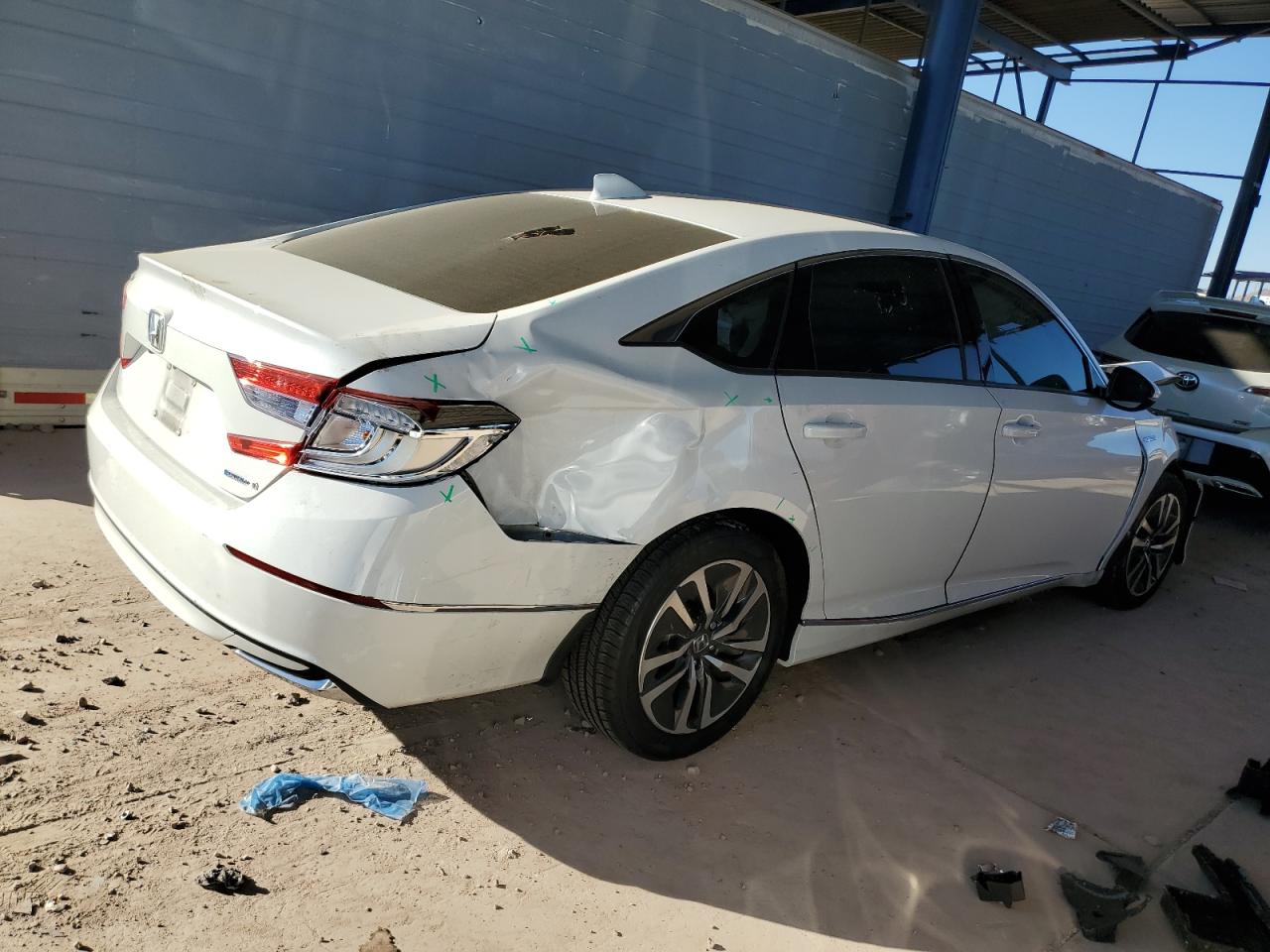 2019 Honda Accord VIN 1HGCV3F51KA022039 Copart auction photo, front end damage thumbnail 3