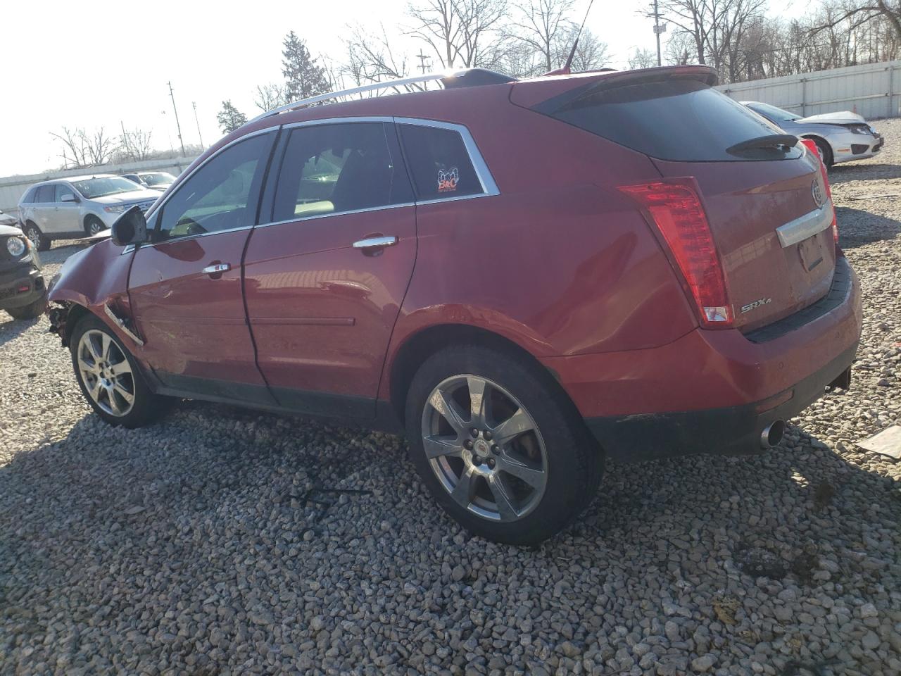 2012 Cadillac SRX VIN 3GYFNEE30CS556991 Copart auction photo, front end / rear end damage thumbnail 2