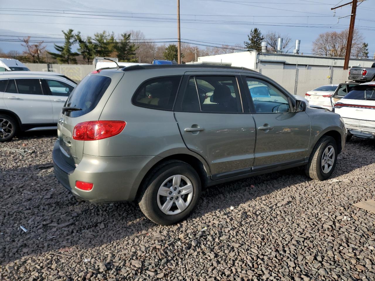 2009 Hyundai Santa Fe VIN 5NMSG13D59H331209 Copart auction photo, mechanical damage thumbnail 3