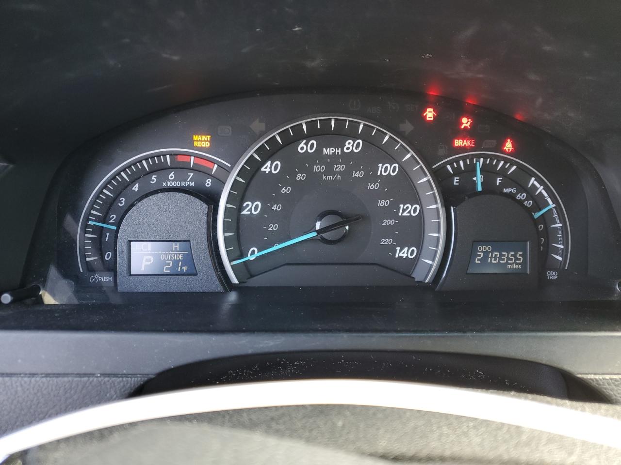 2012 Toyota Camry VIN 4T4BF1FKXCR237549 Copart auction photo, front end damage thumbnail 9