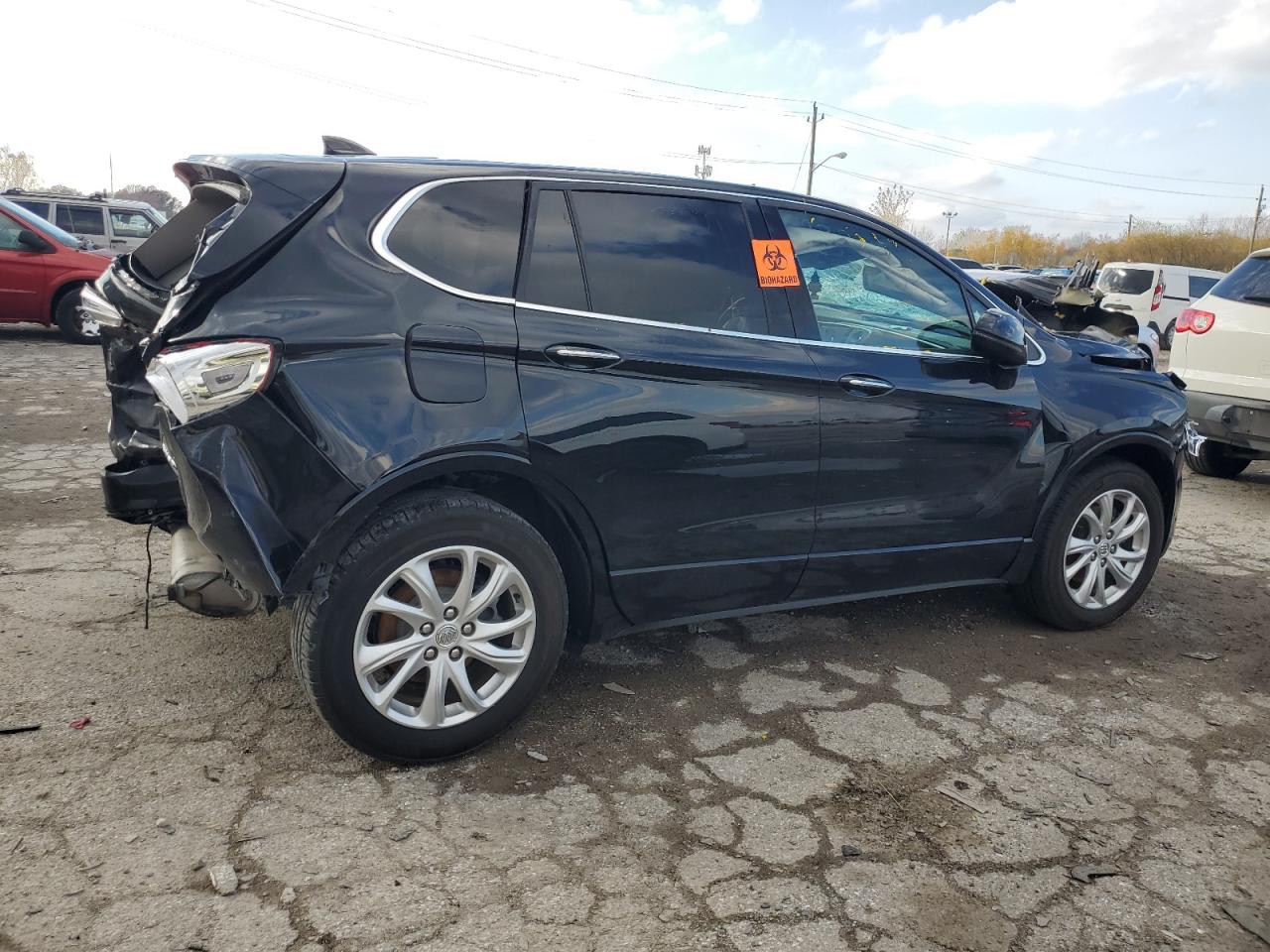 2020 Buick Envision VIN LRBFX1SA6LD123377 Copart auction photo, front end / rear end damage thumbnail 3