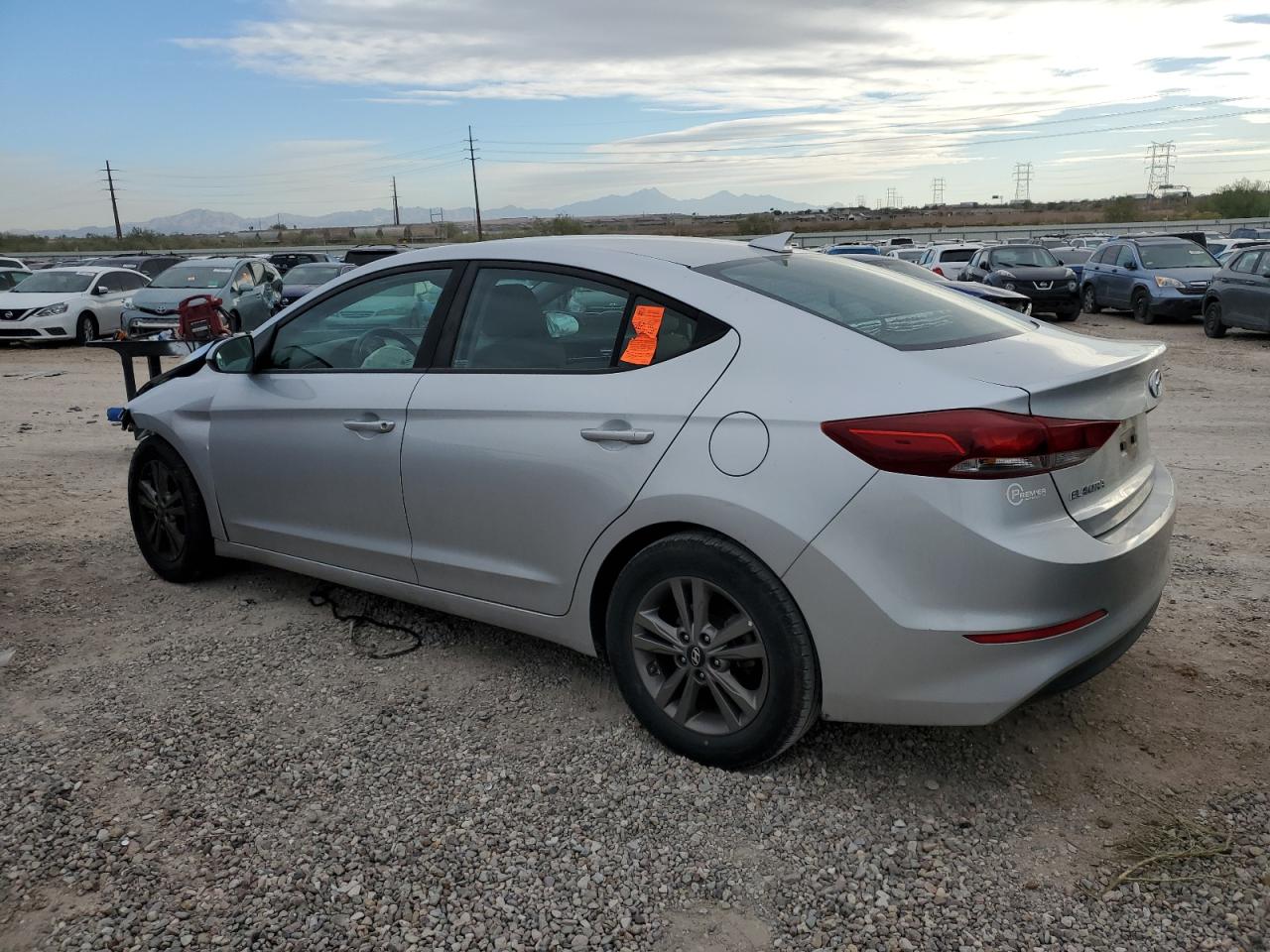 2018 Hyundai Elantra VIN 5NPD84LFXJH288275 Copart auction photo, front end / mechanical damage thumbnail 2