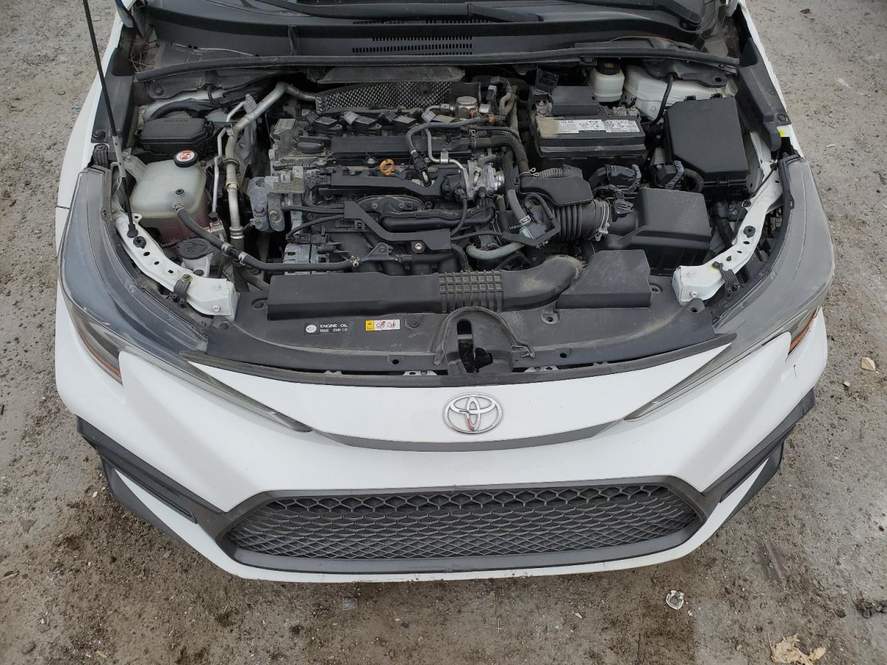 2021 Toyota Corolla VIN 5YFS4MCE4MP070219 Copart auction photo, side / front end damage thumbnail 11